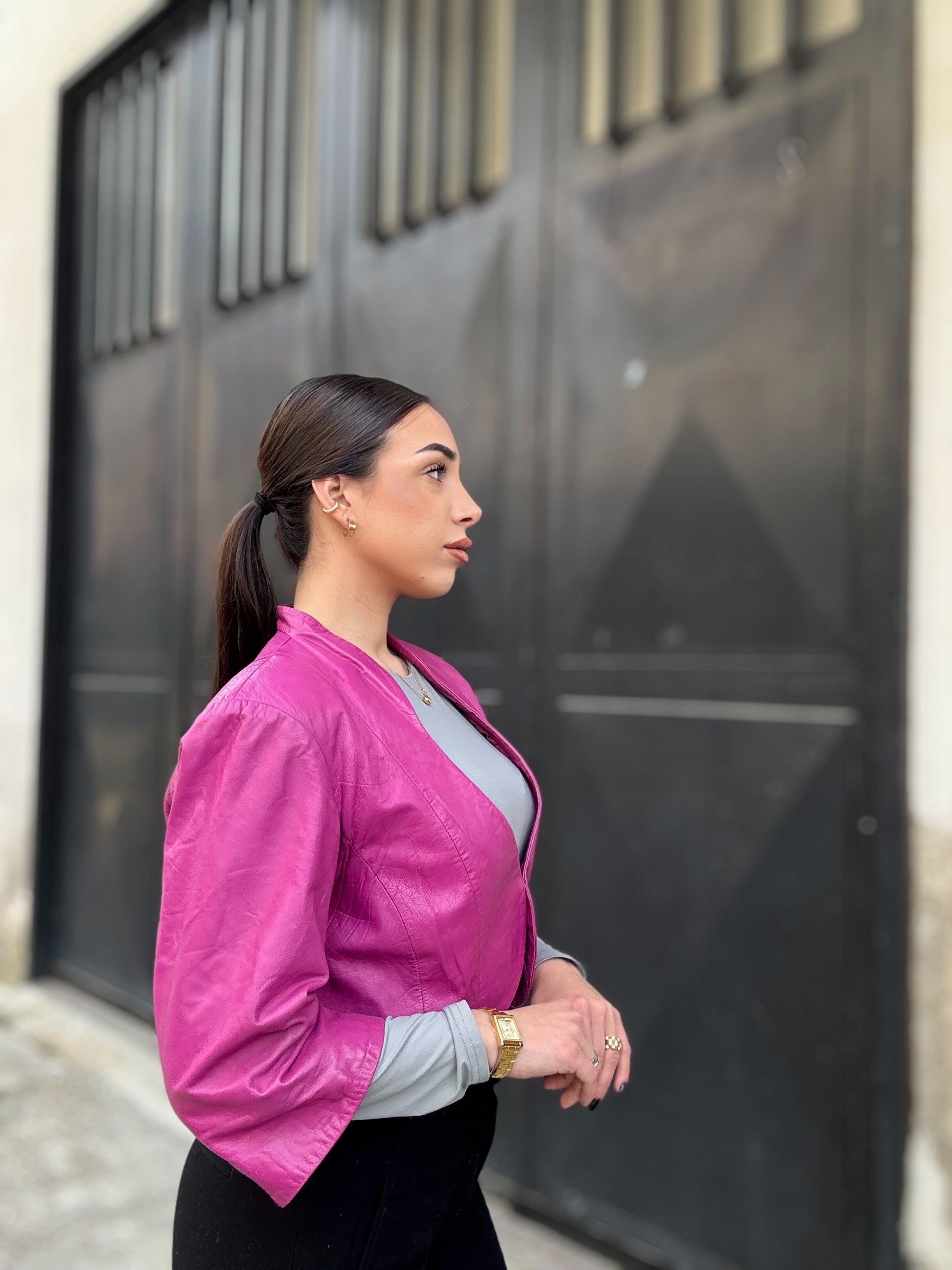 Giacca in pelle