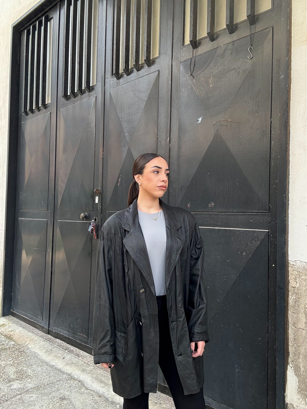 Giacca in pelle