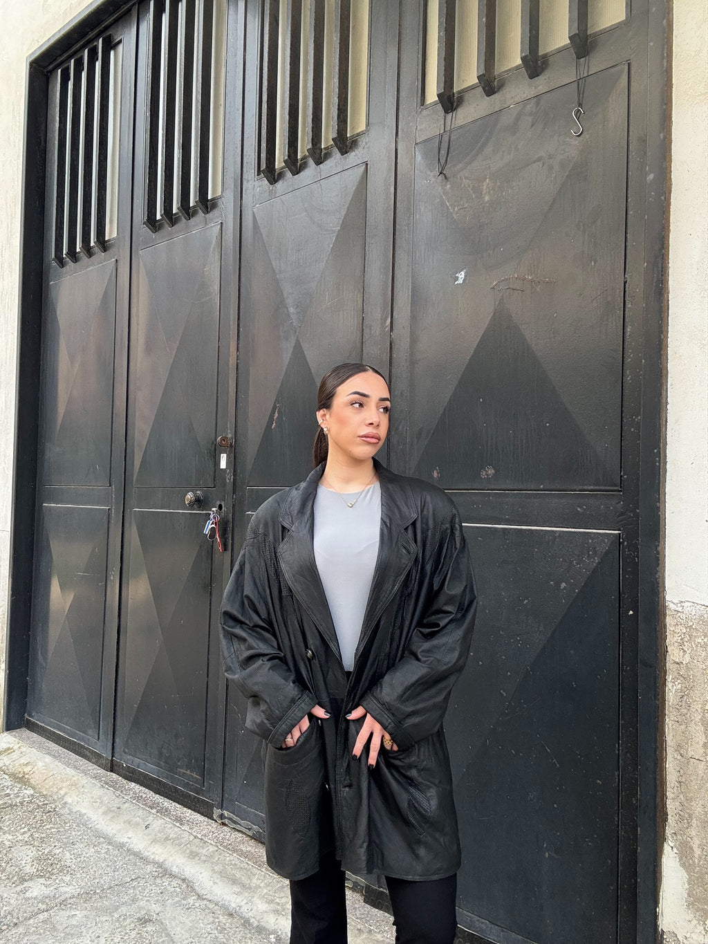 Giacca in pelle