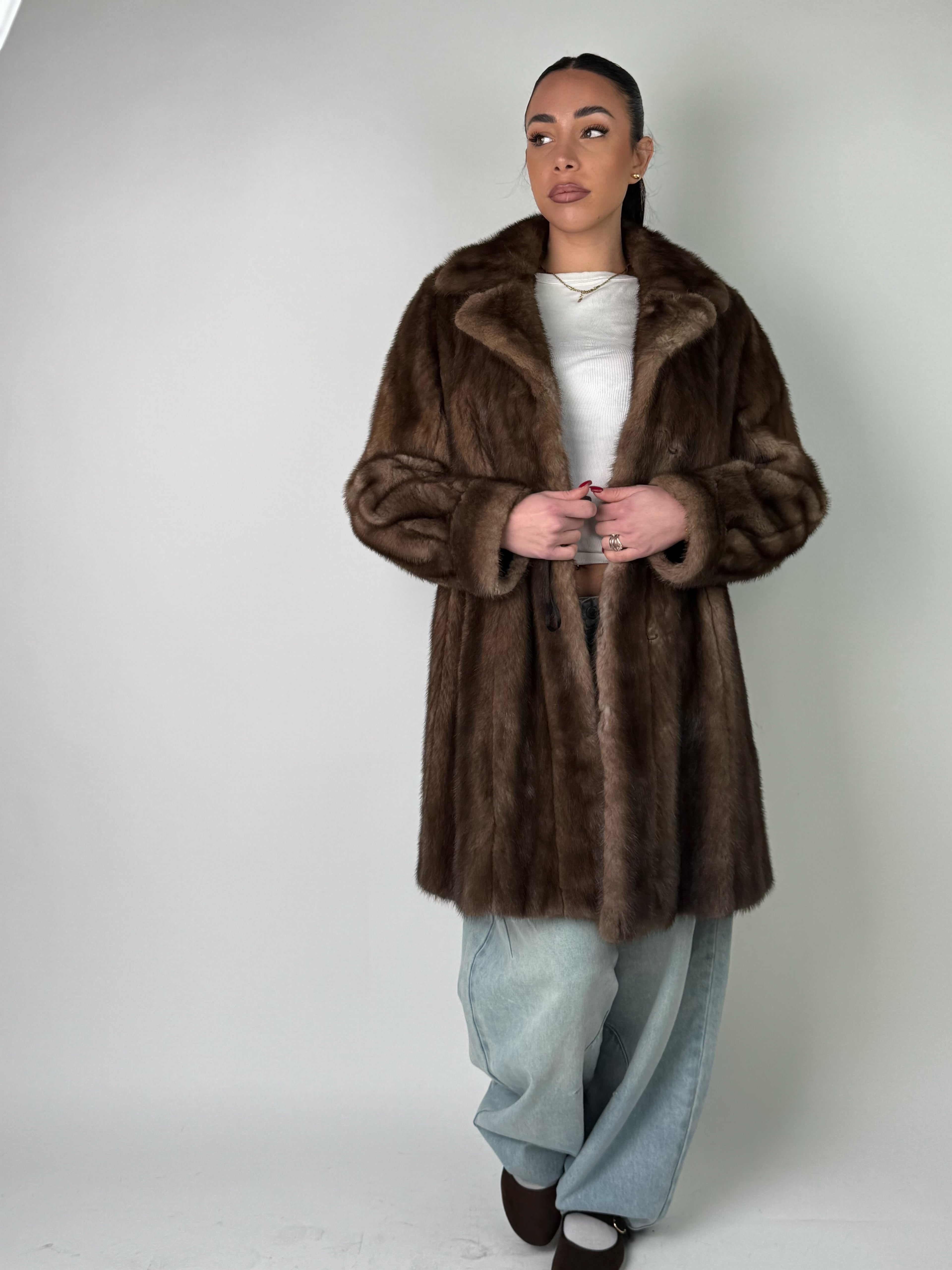Cappotto in visone N574