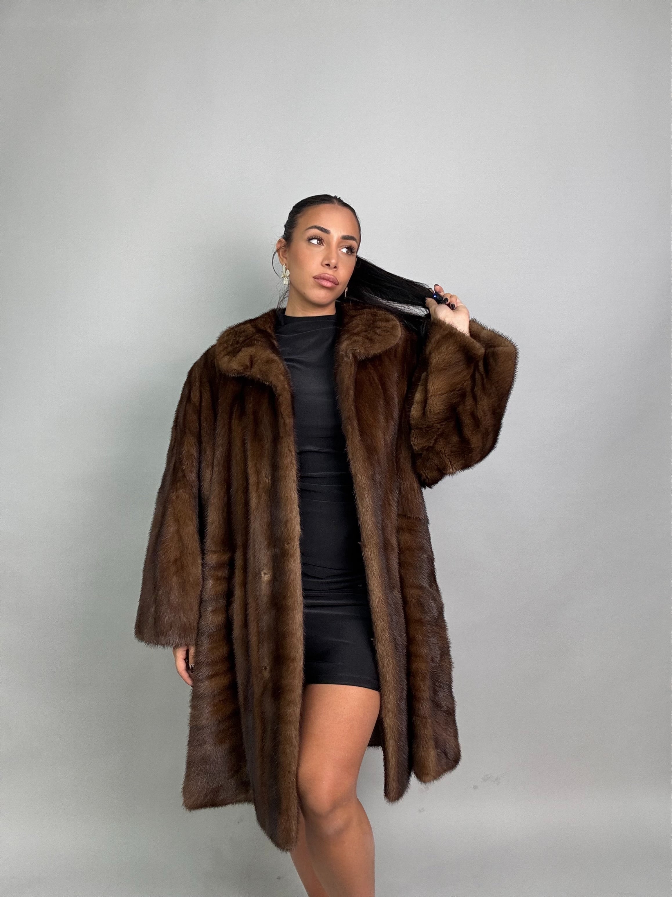 Cappotto in visone N350