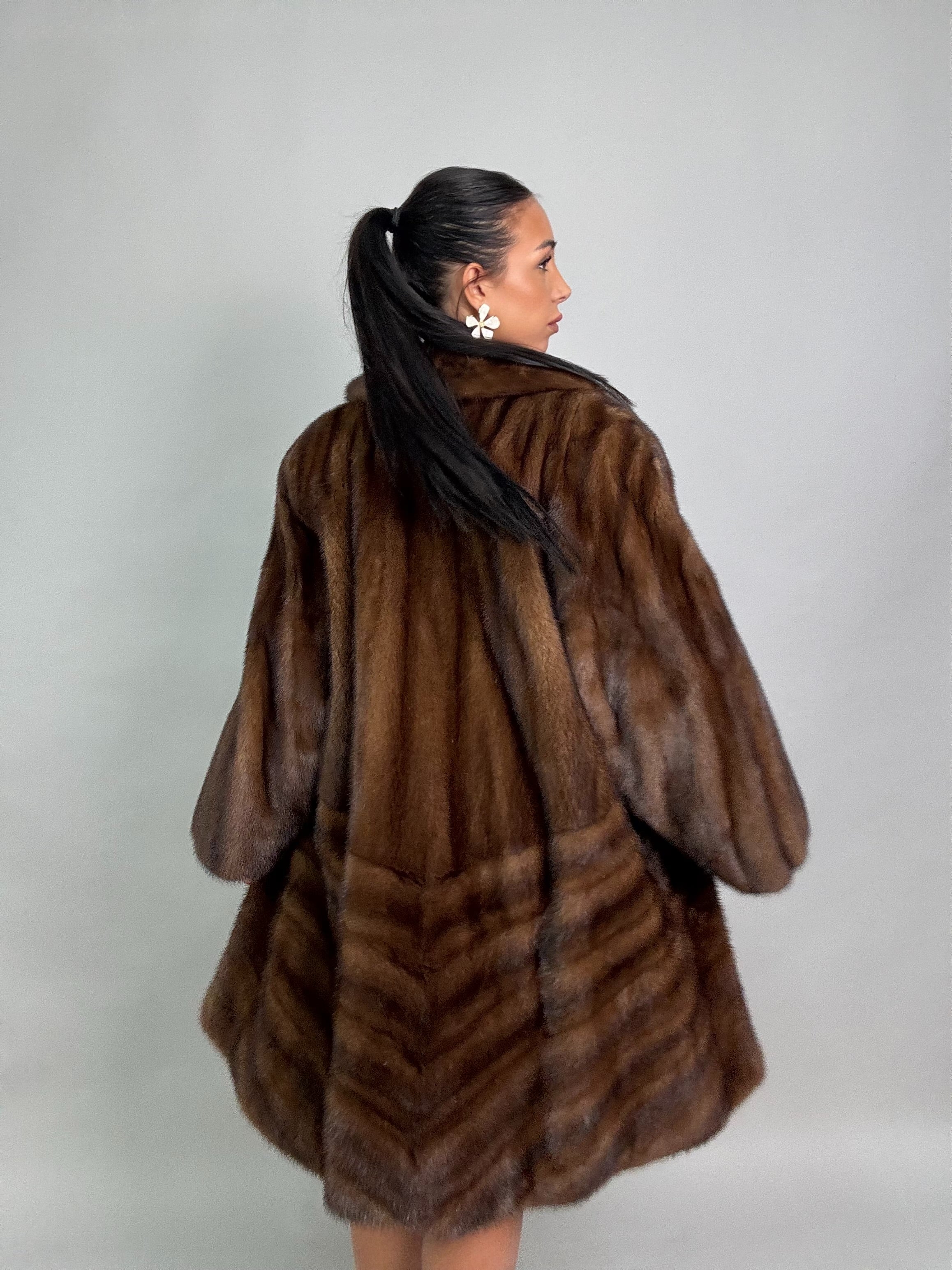 Cappotto in visone N350