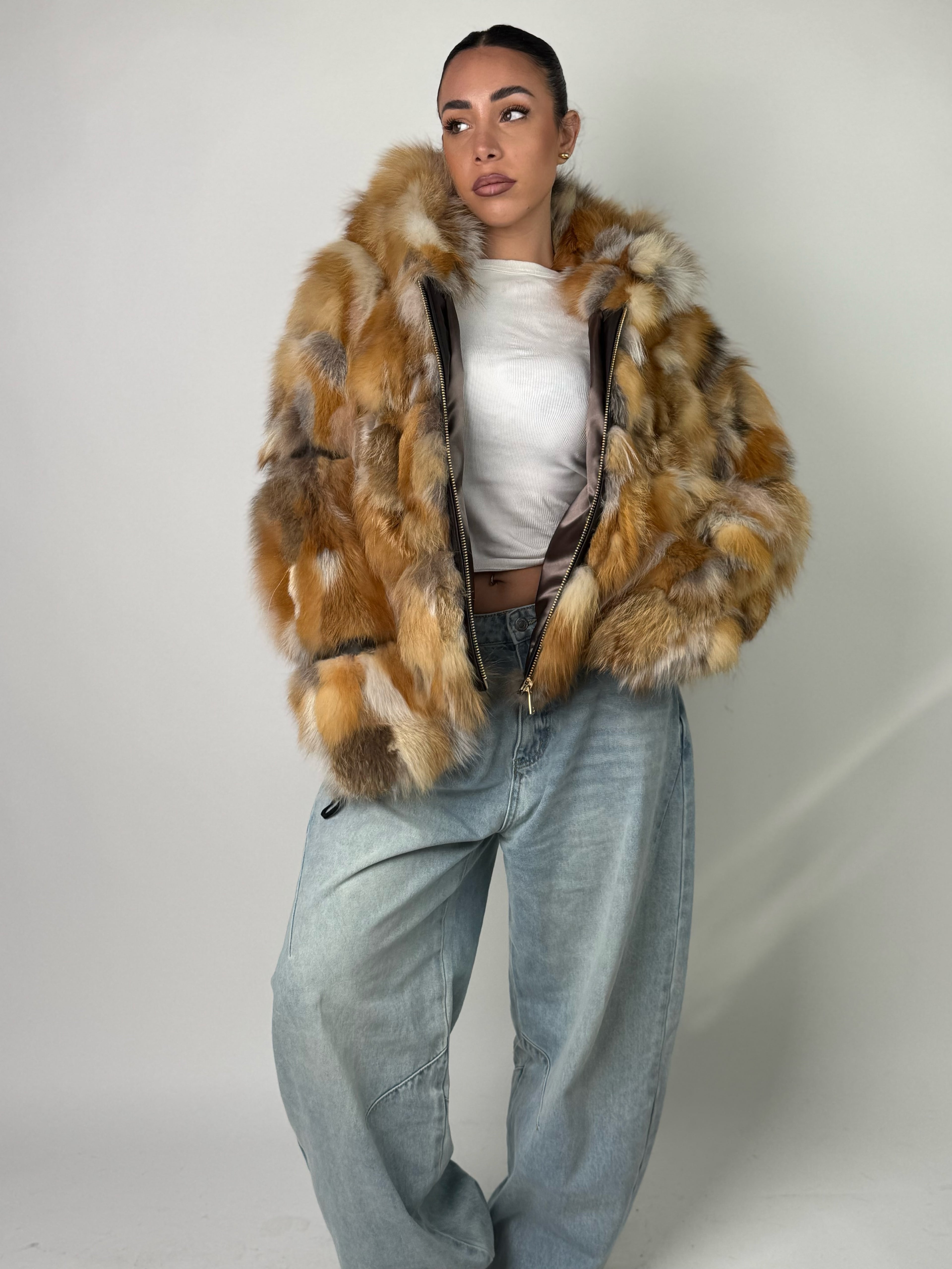 Mink Bomber Jacket