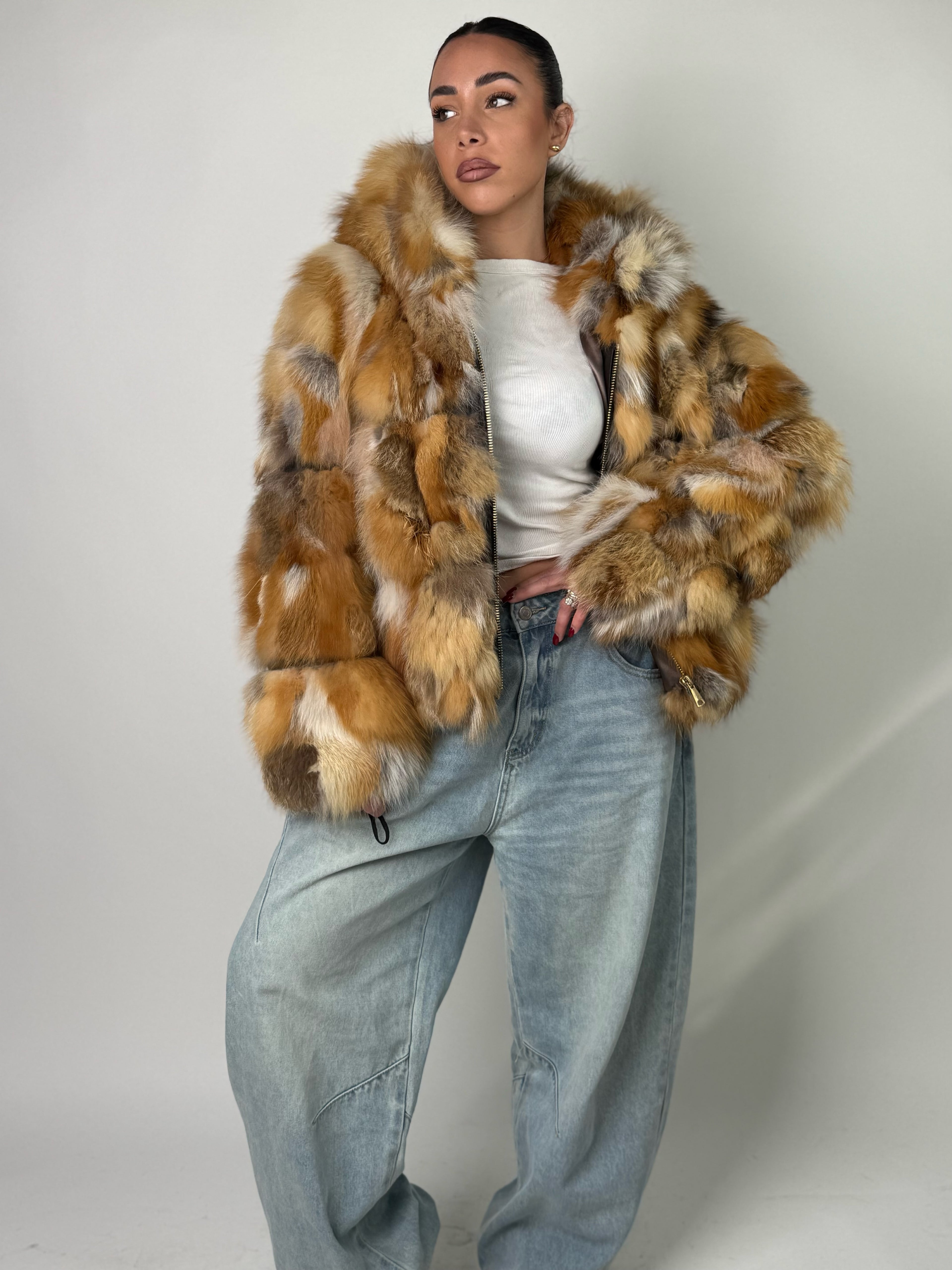 Mink Bomber Jacket