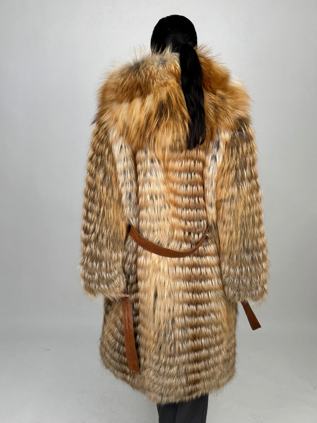 Cappotto Mila in volpe gold N424