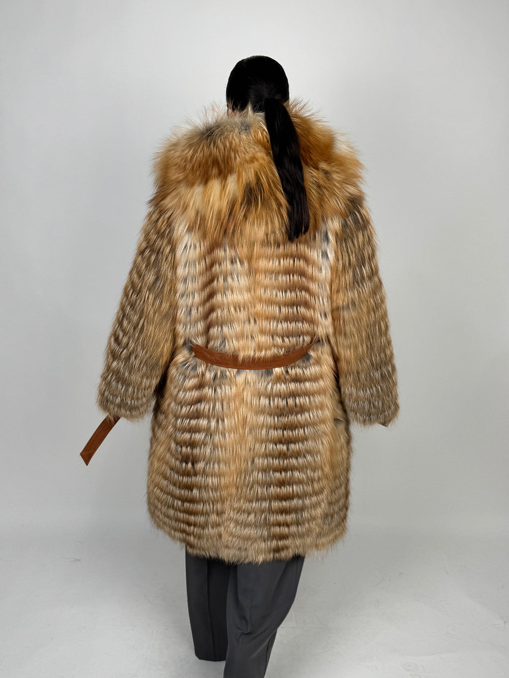 Cappotto Mila in volpe gold N424