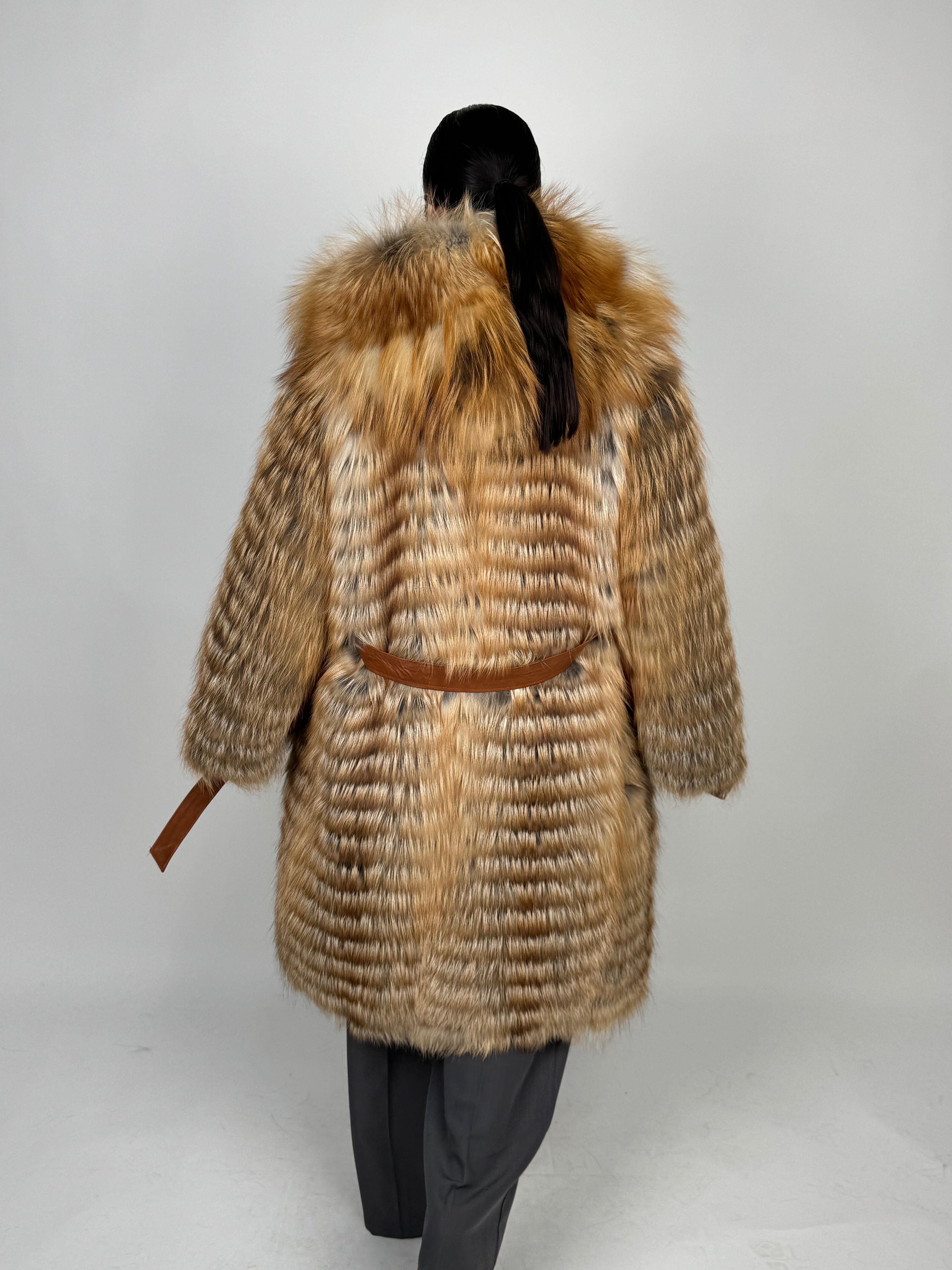 Cappotto Mila in volpe gold N424