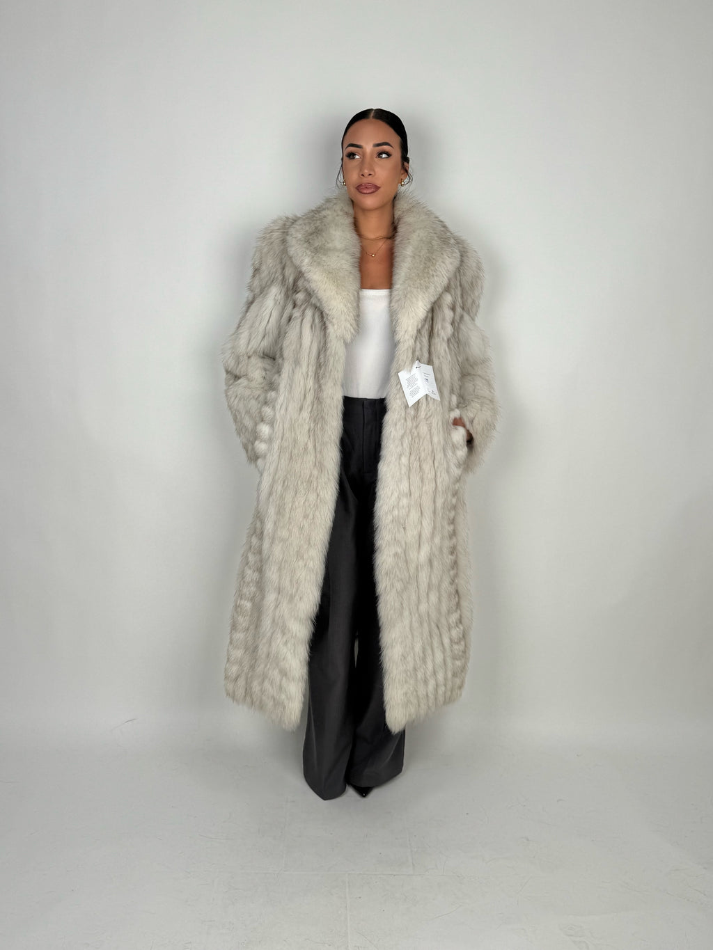 Cappotto in volpe della groenlandia N522