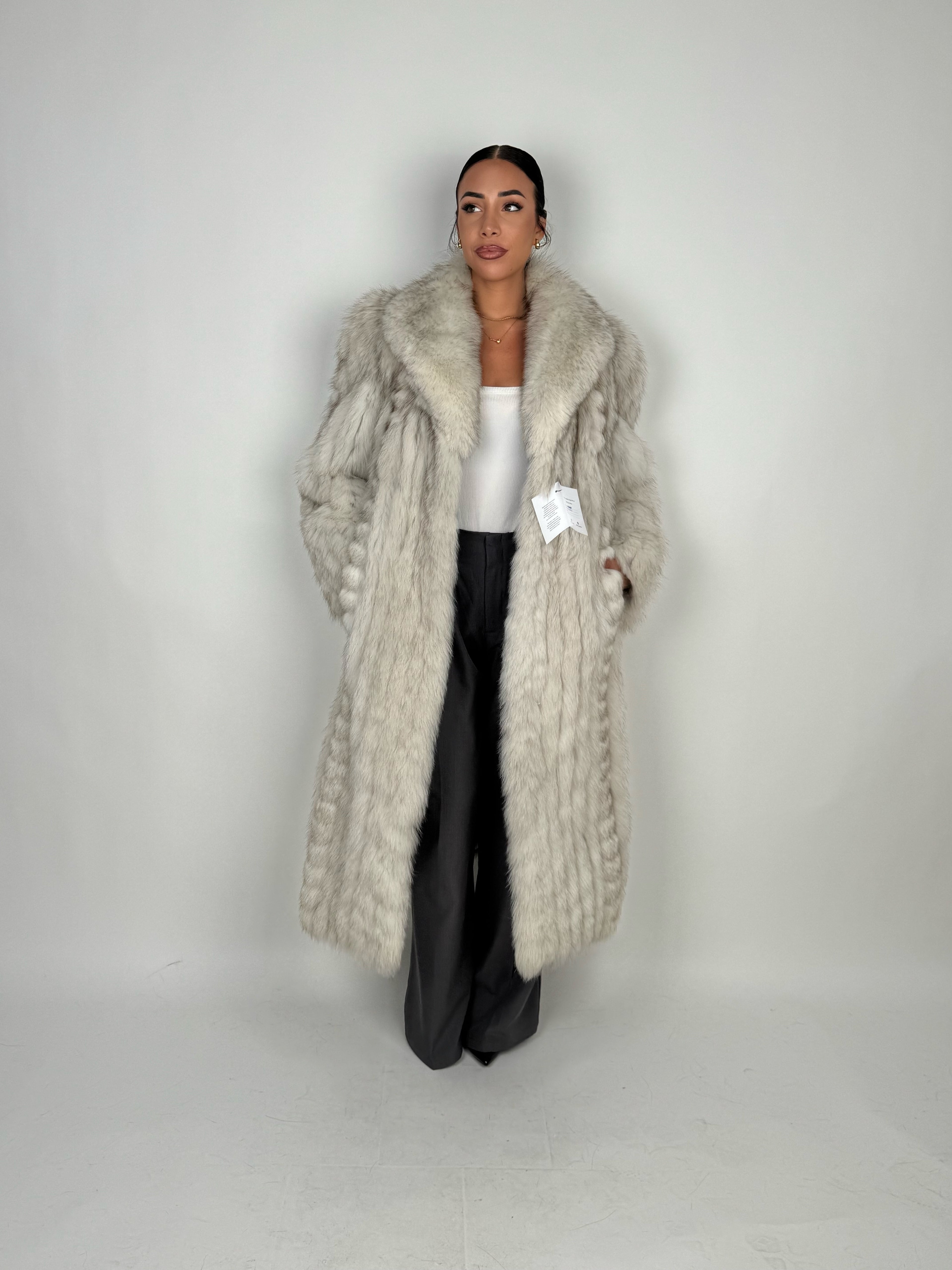 Cappotto in volpe della groenlandia N522