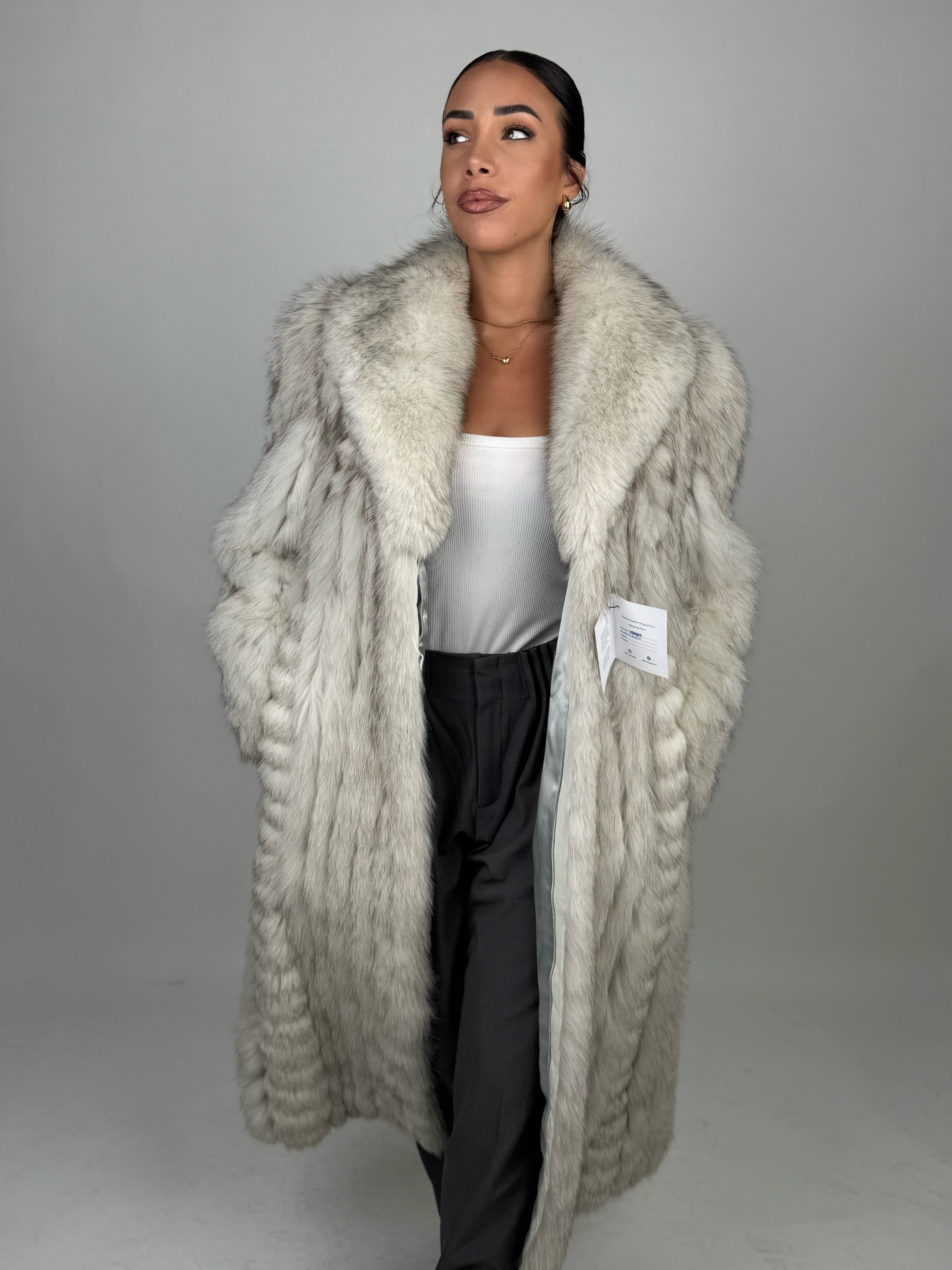 Cappotto in volpe della groenlandia N522