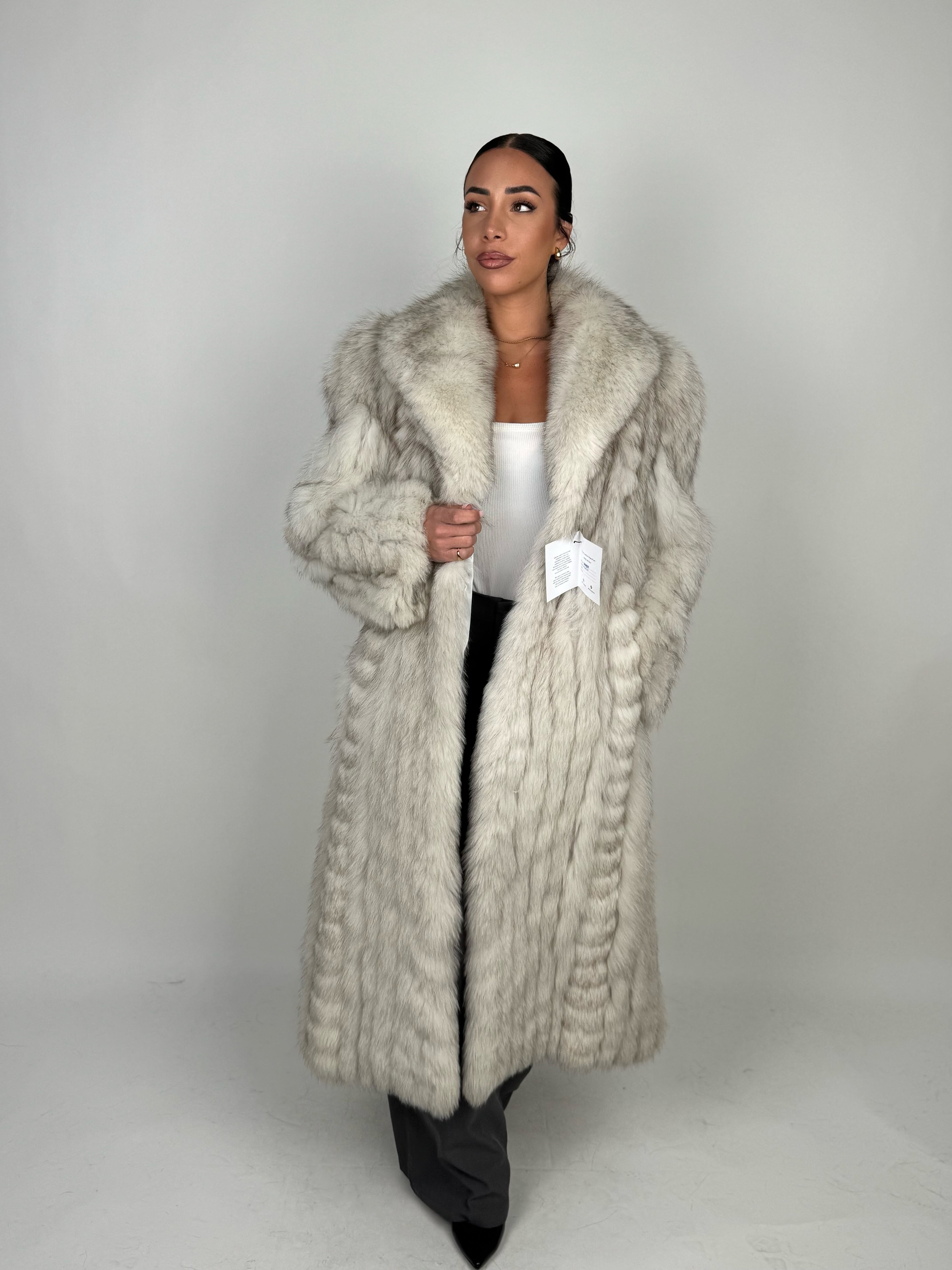 Cappotto in volpe della groenlandia N522