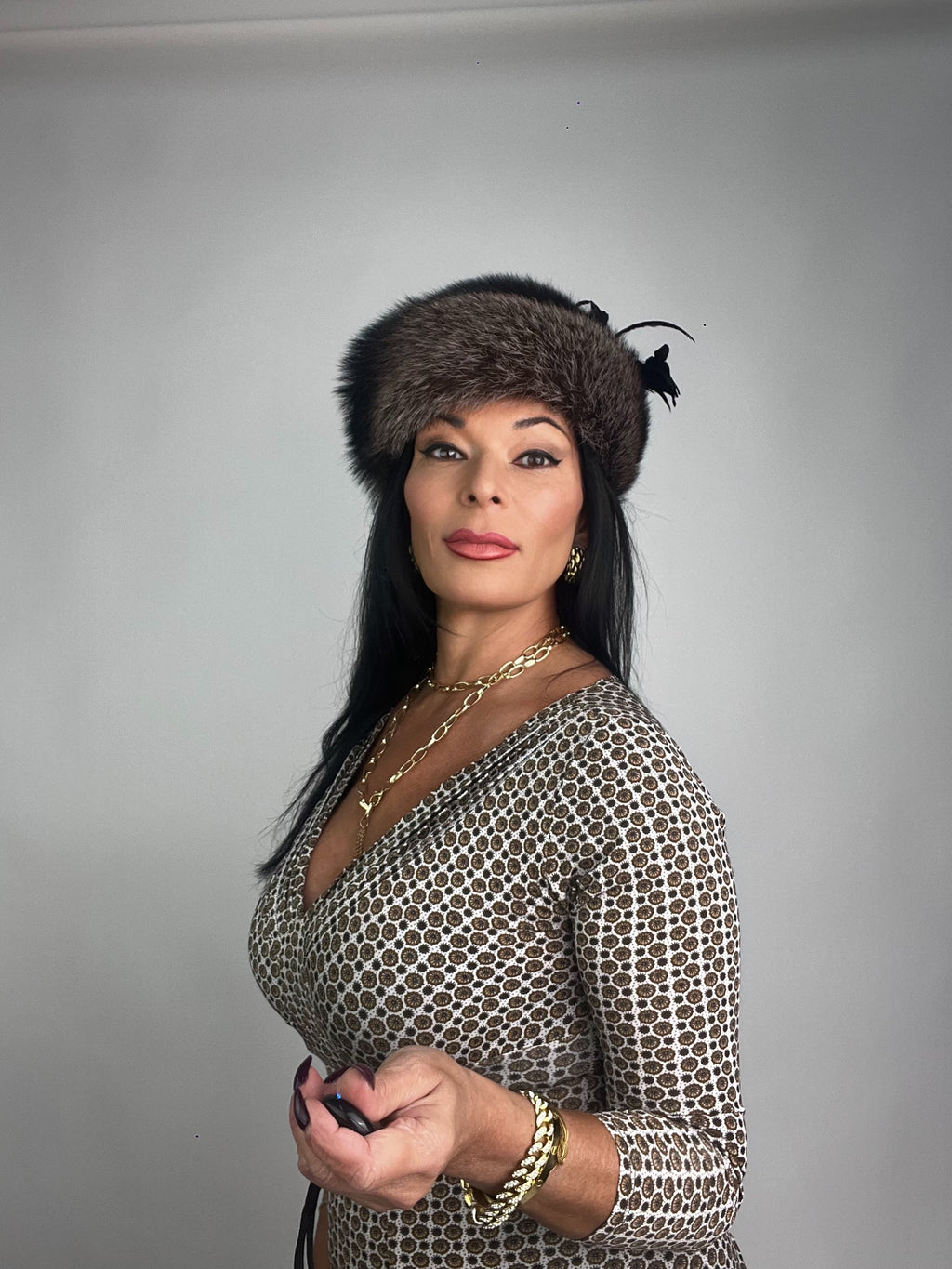 Cappello in marmotta N77