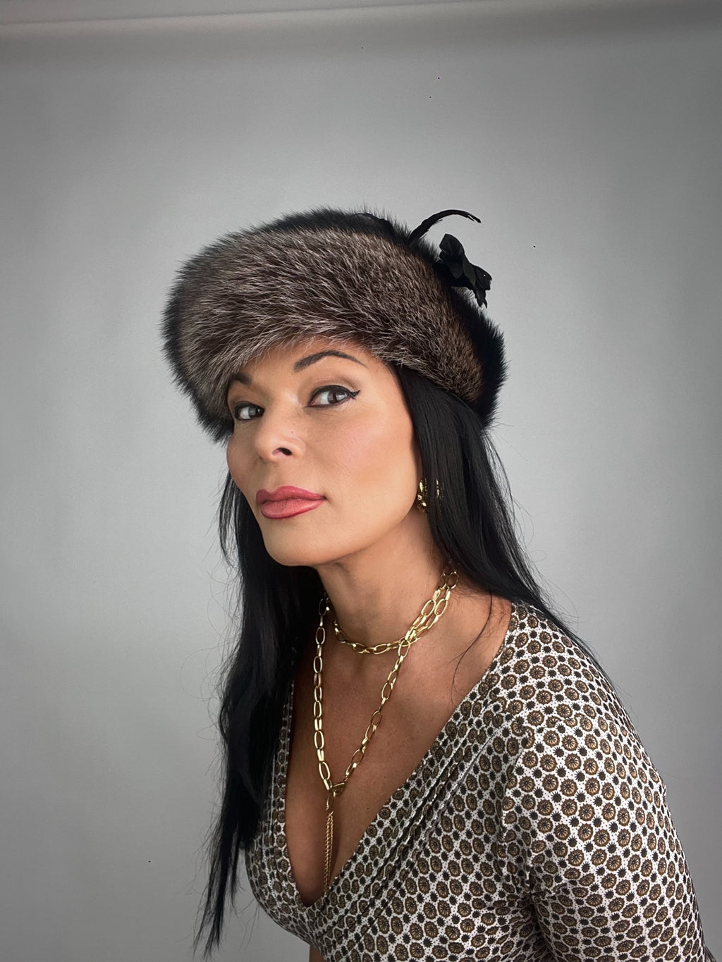 Cappello in marmotta N77