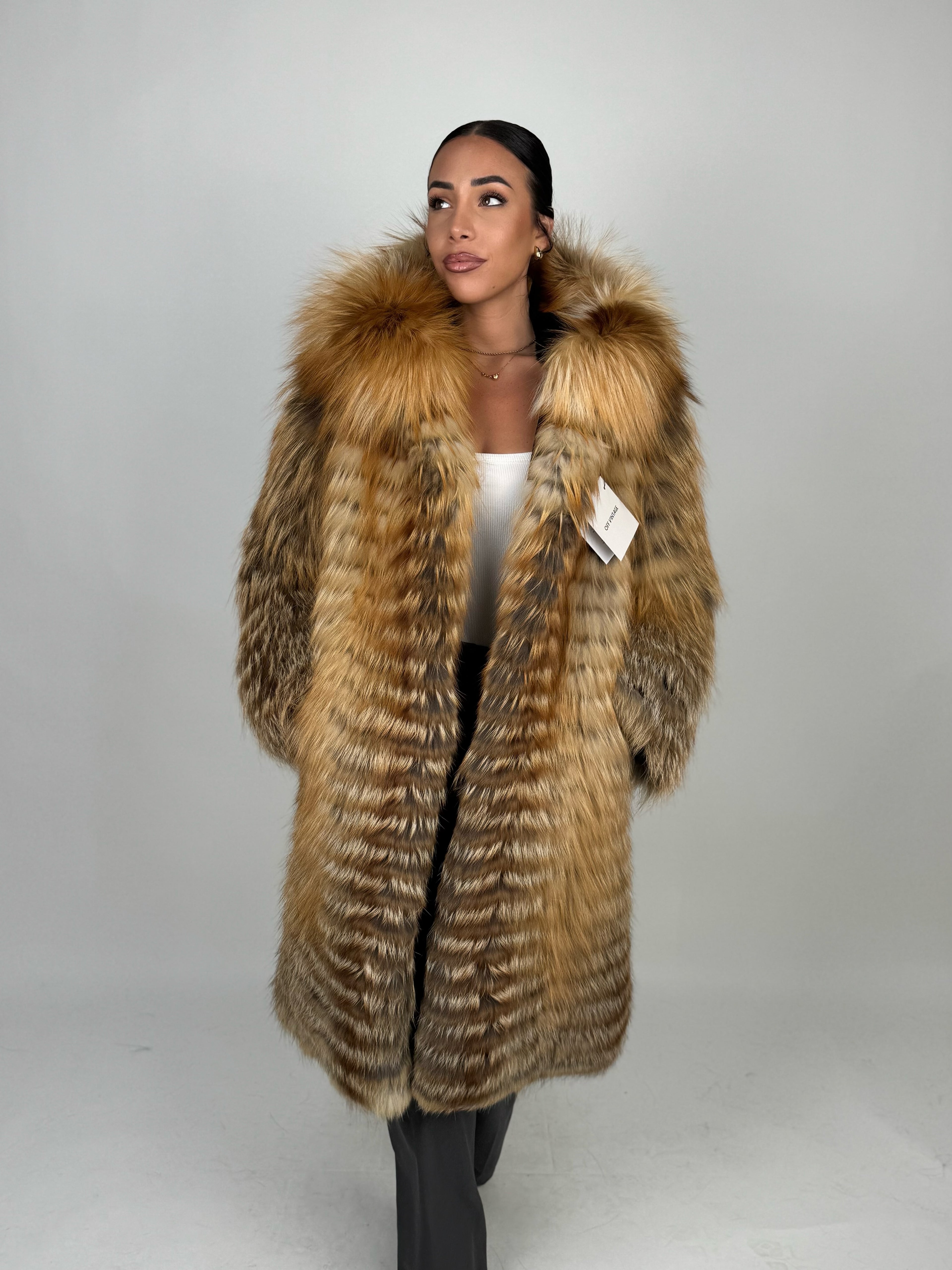 Cappotto Mila in volpe gold N424