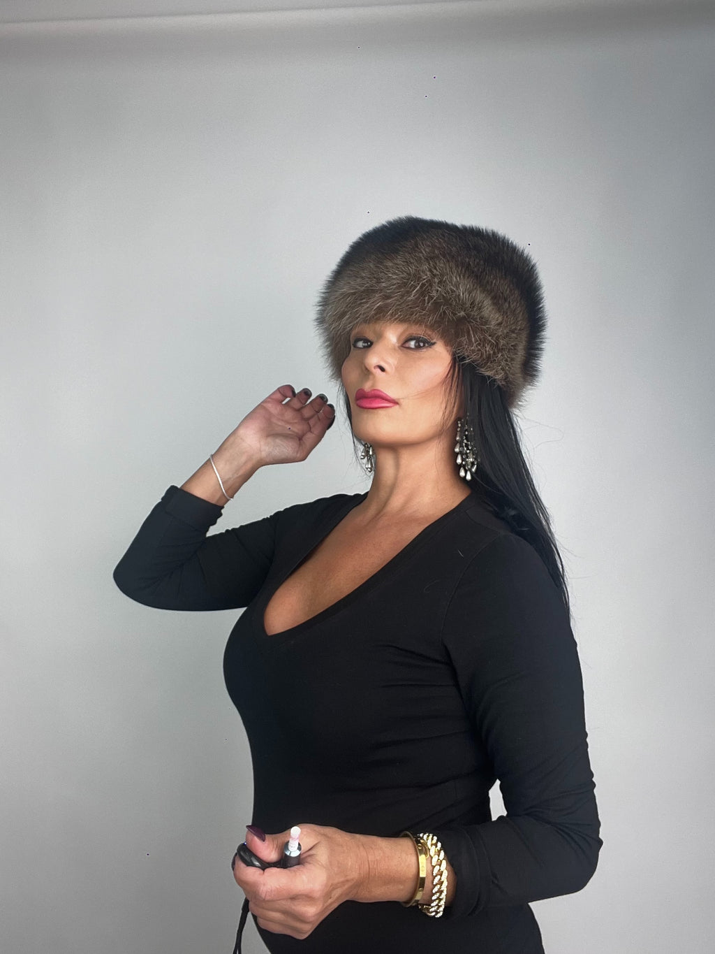 Cappello in marmotta N59