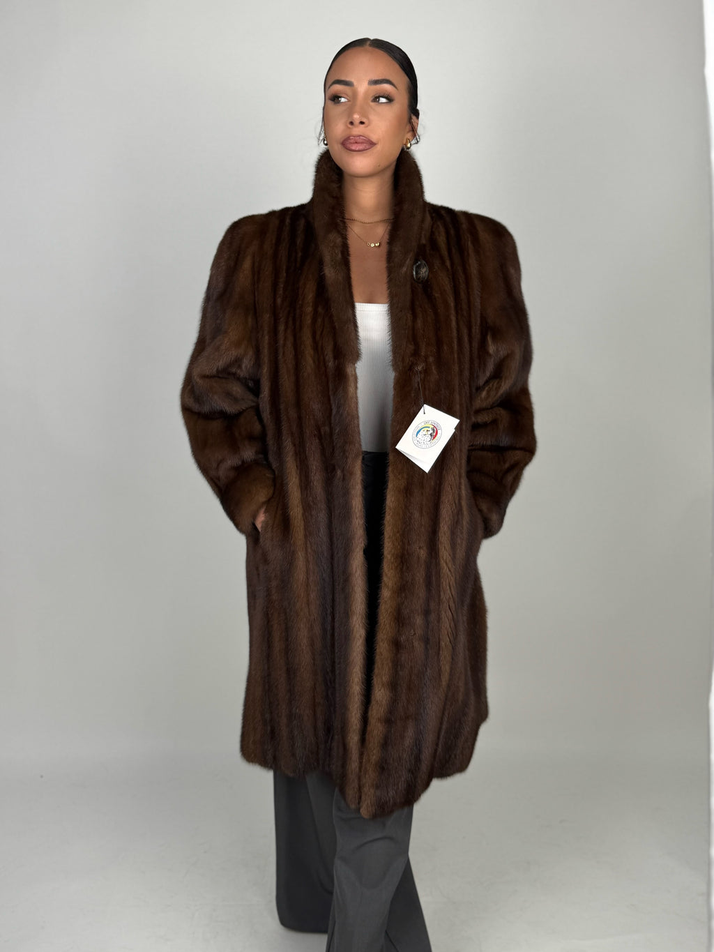 Cappotto in visone N604