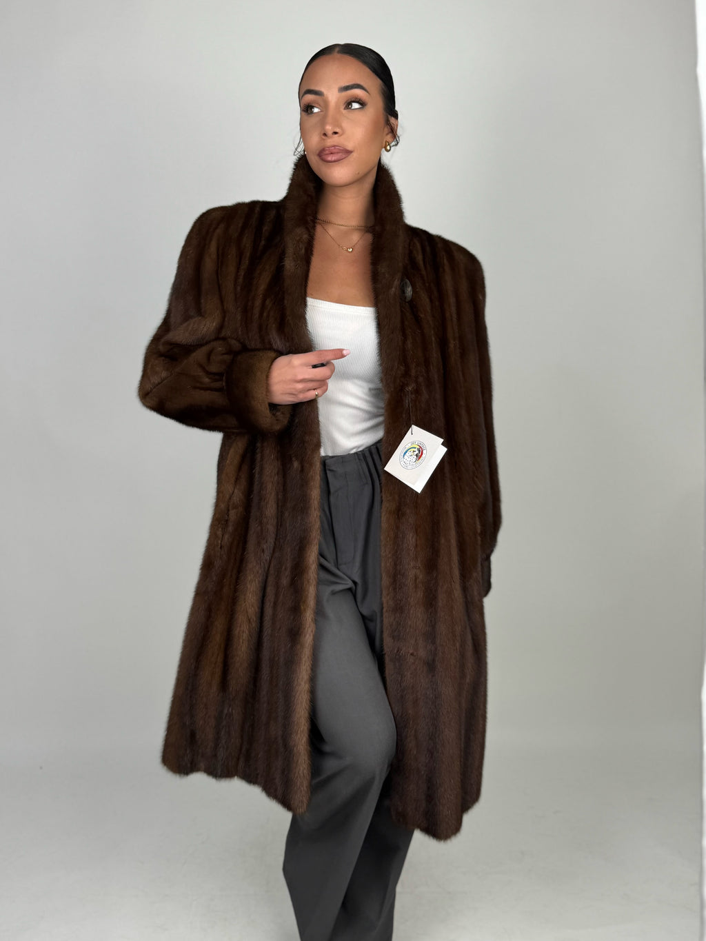 Cappotto in visone N604