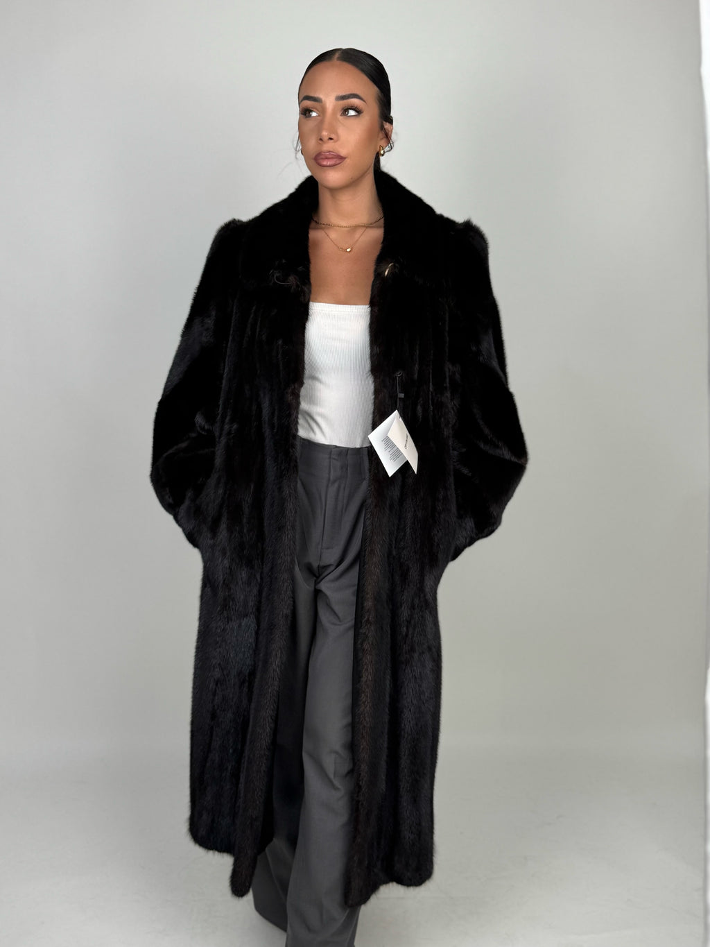 Cappotto in visone N641