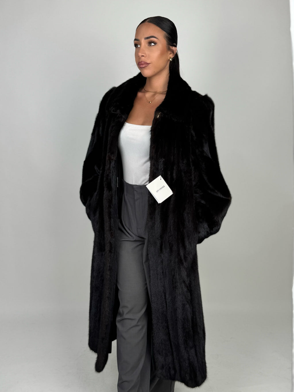 Cappotto in visone N641
