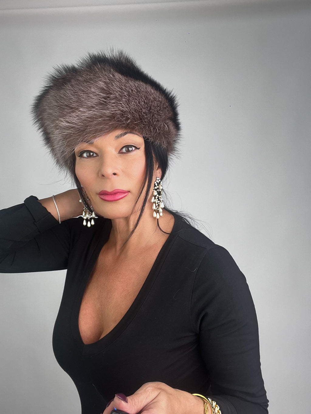 Cappello in marmotta N66