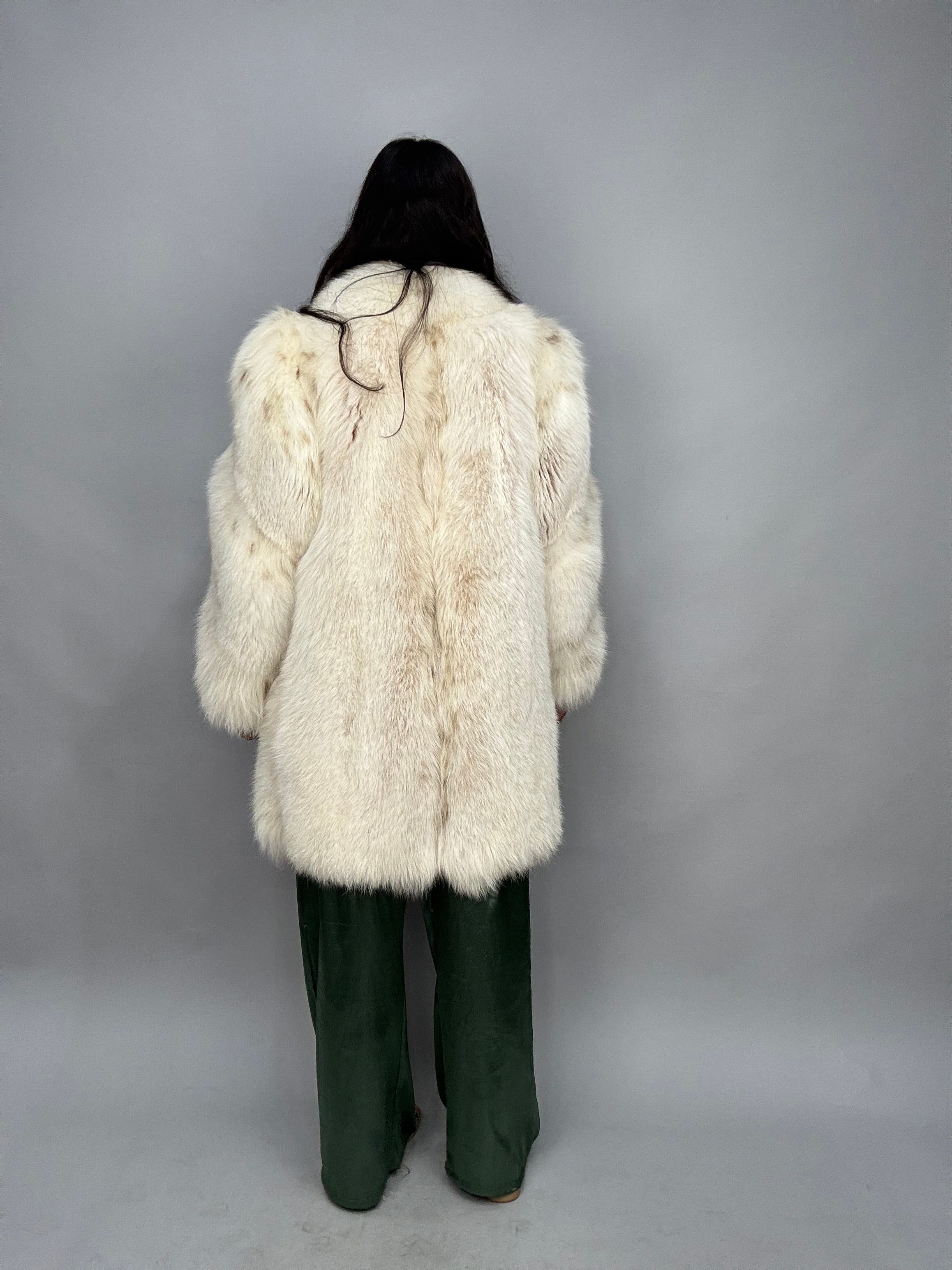 Giacca in volpe linciata