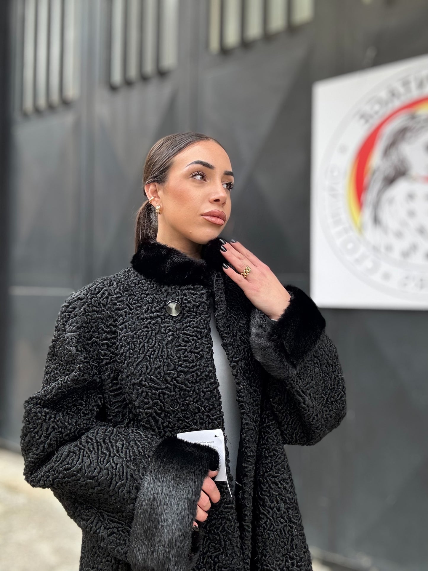 Mink Bomber Jacket