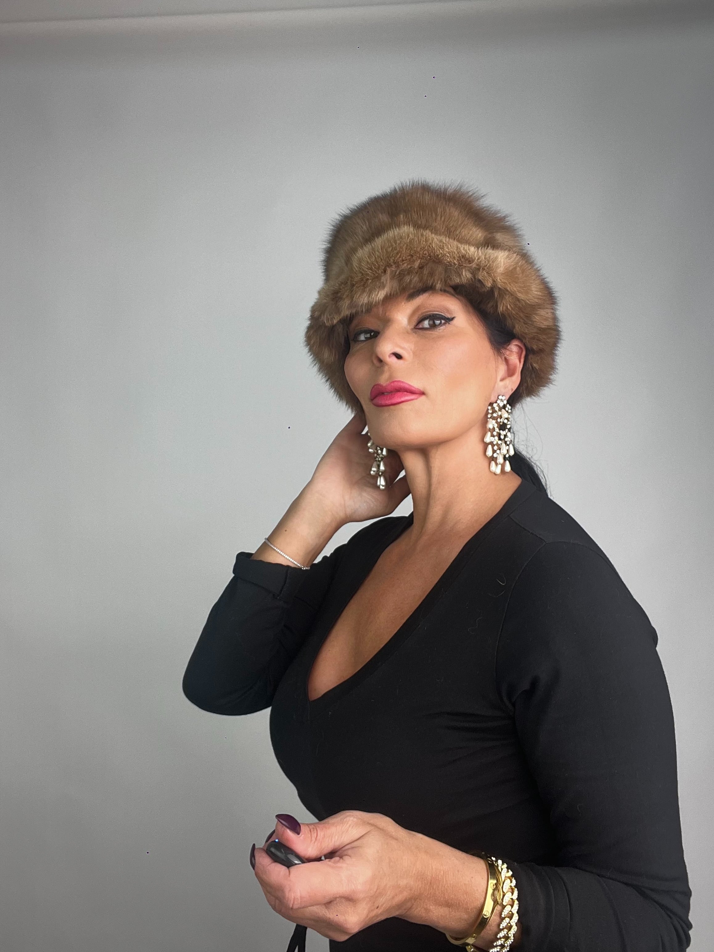 Cappello in zibellino N49