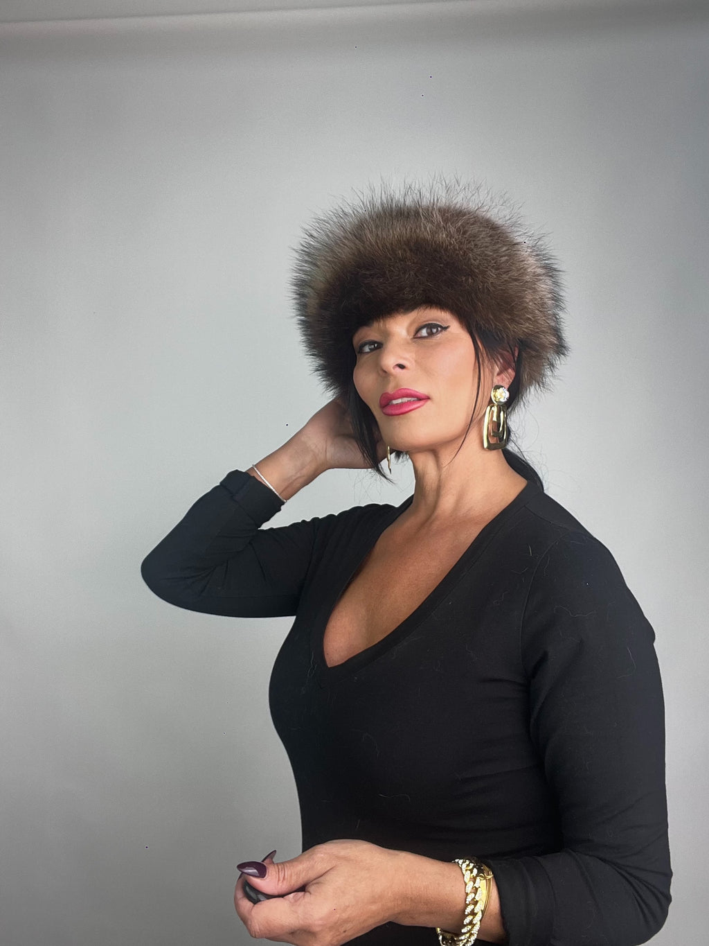 Cappello in marmotta N68