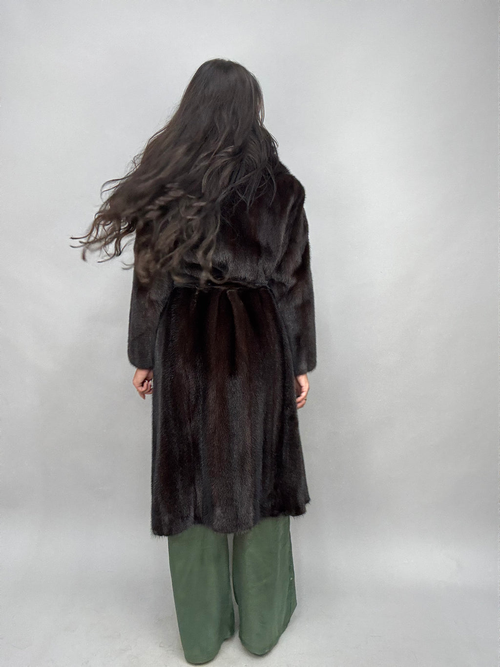 Cappotto in visone e volpe