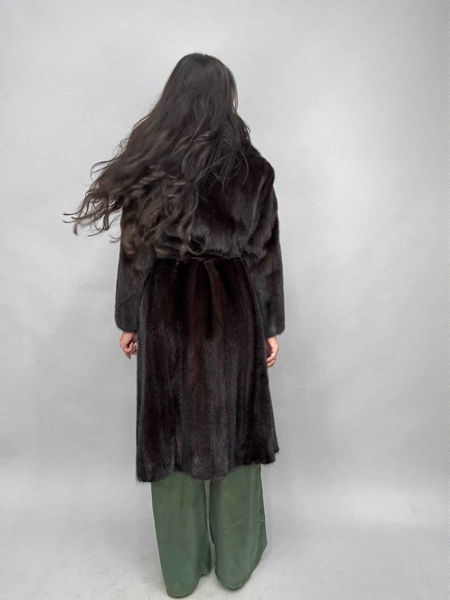 Cappotto in visone e volpe