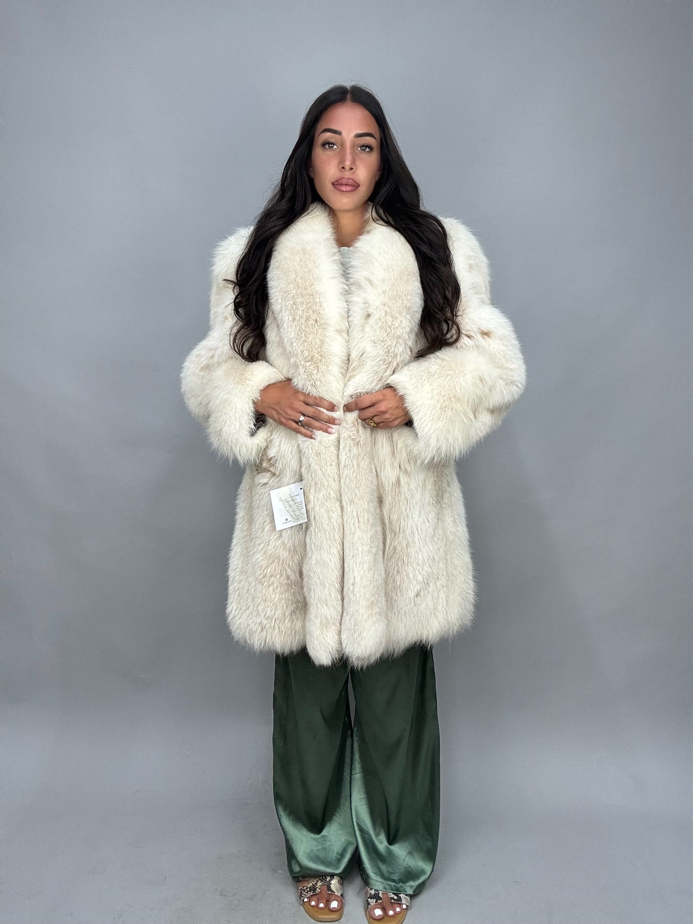 Giacca in volpe linciata