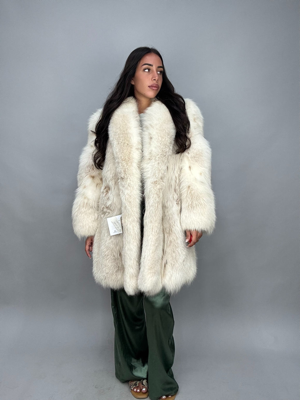 Giacca in volpe linciata