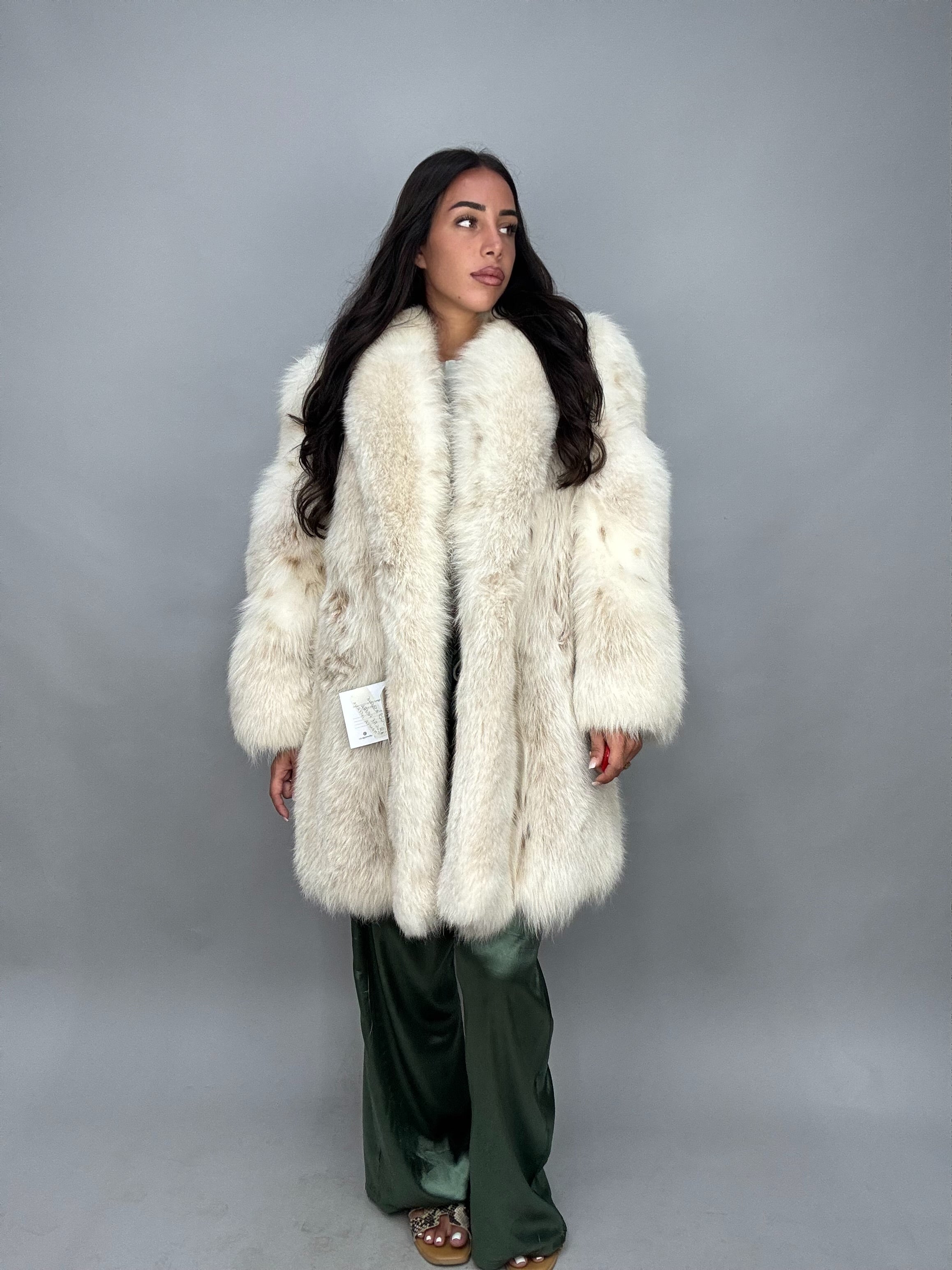 Giacca in volpe linciata