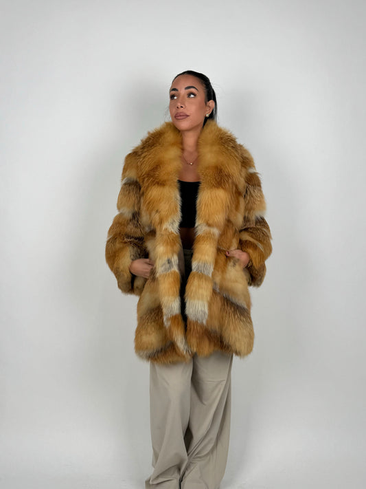 Cappotto in volpe rossa N211