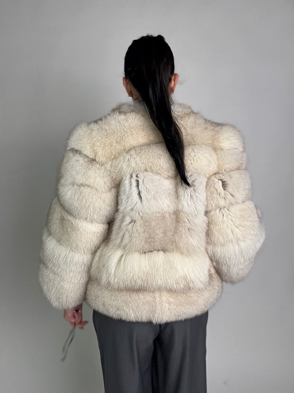 Giacca Chanel in volpe della groenlandia N92