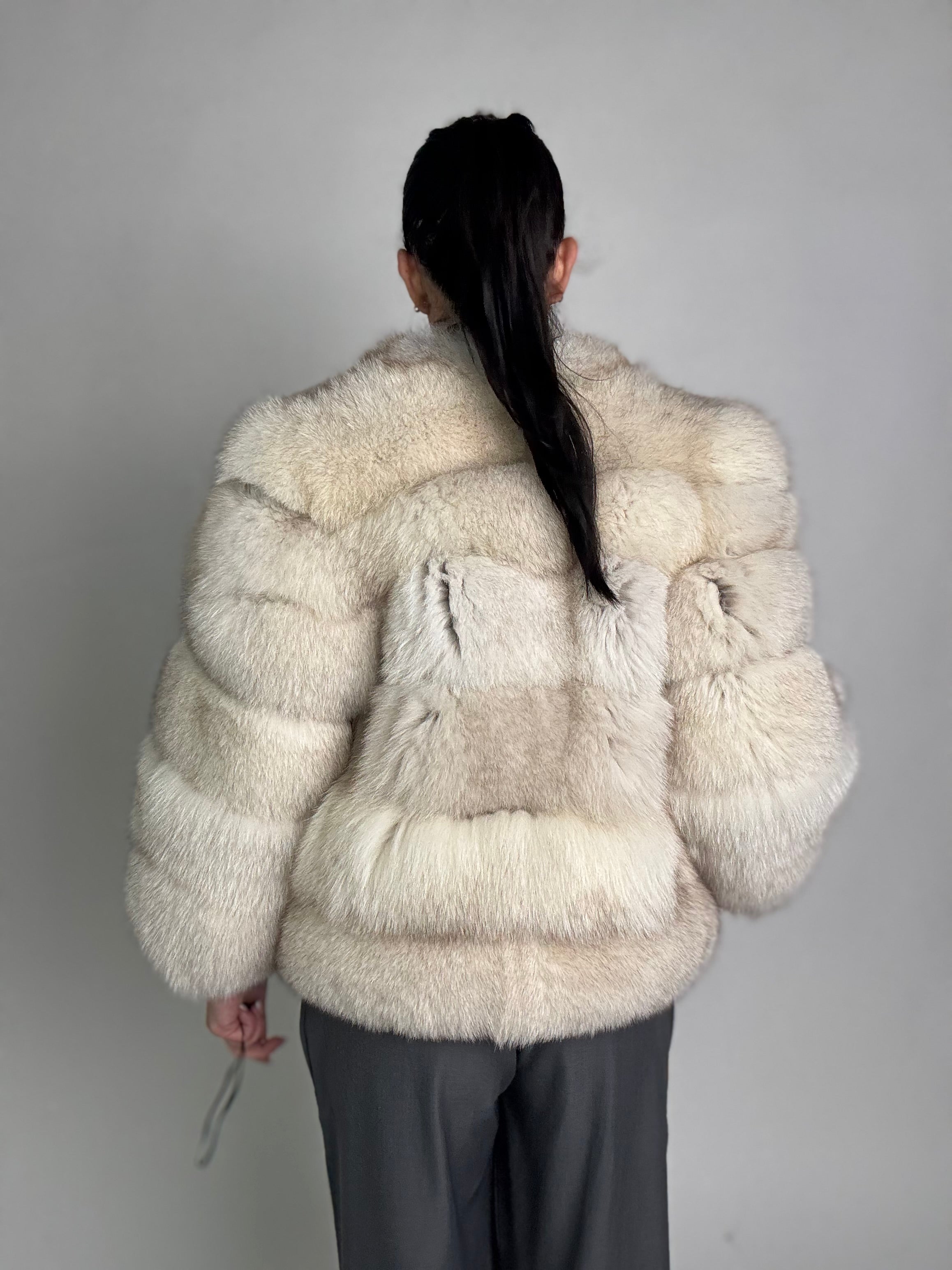 Giacca Chanel in volpe della groenlandia N92