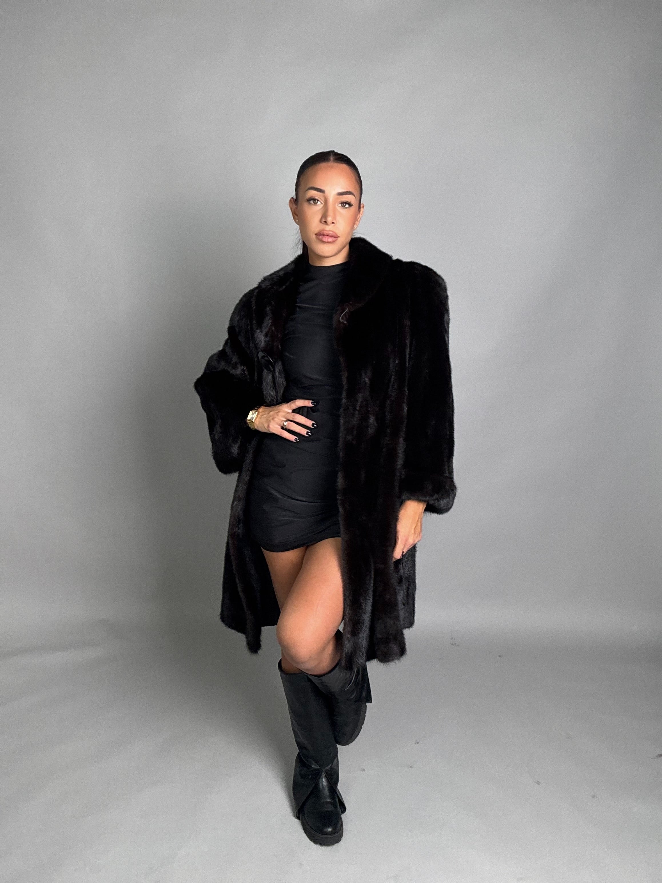 Cappotto in visone N352