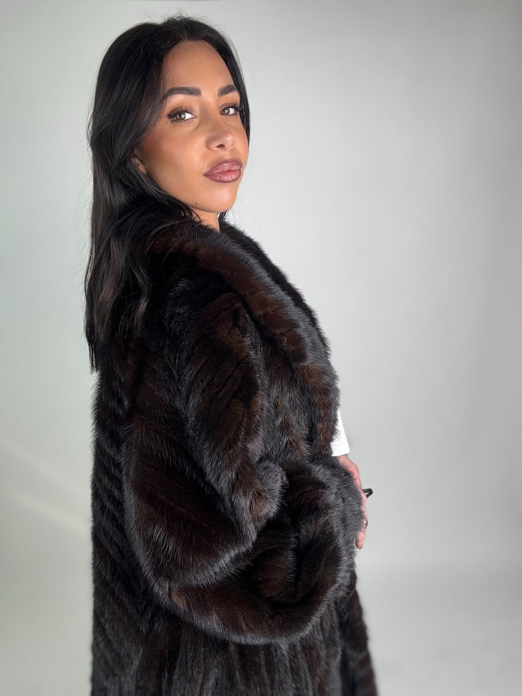 Cappotto in visone N576