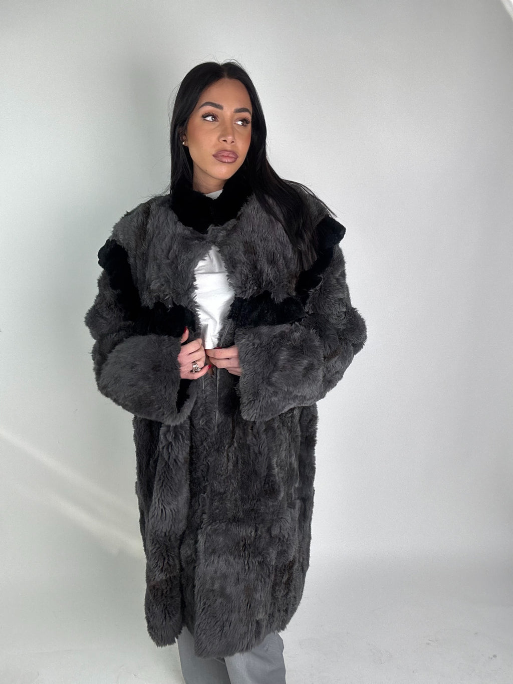 Cappotto in lapin N412