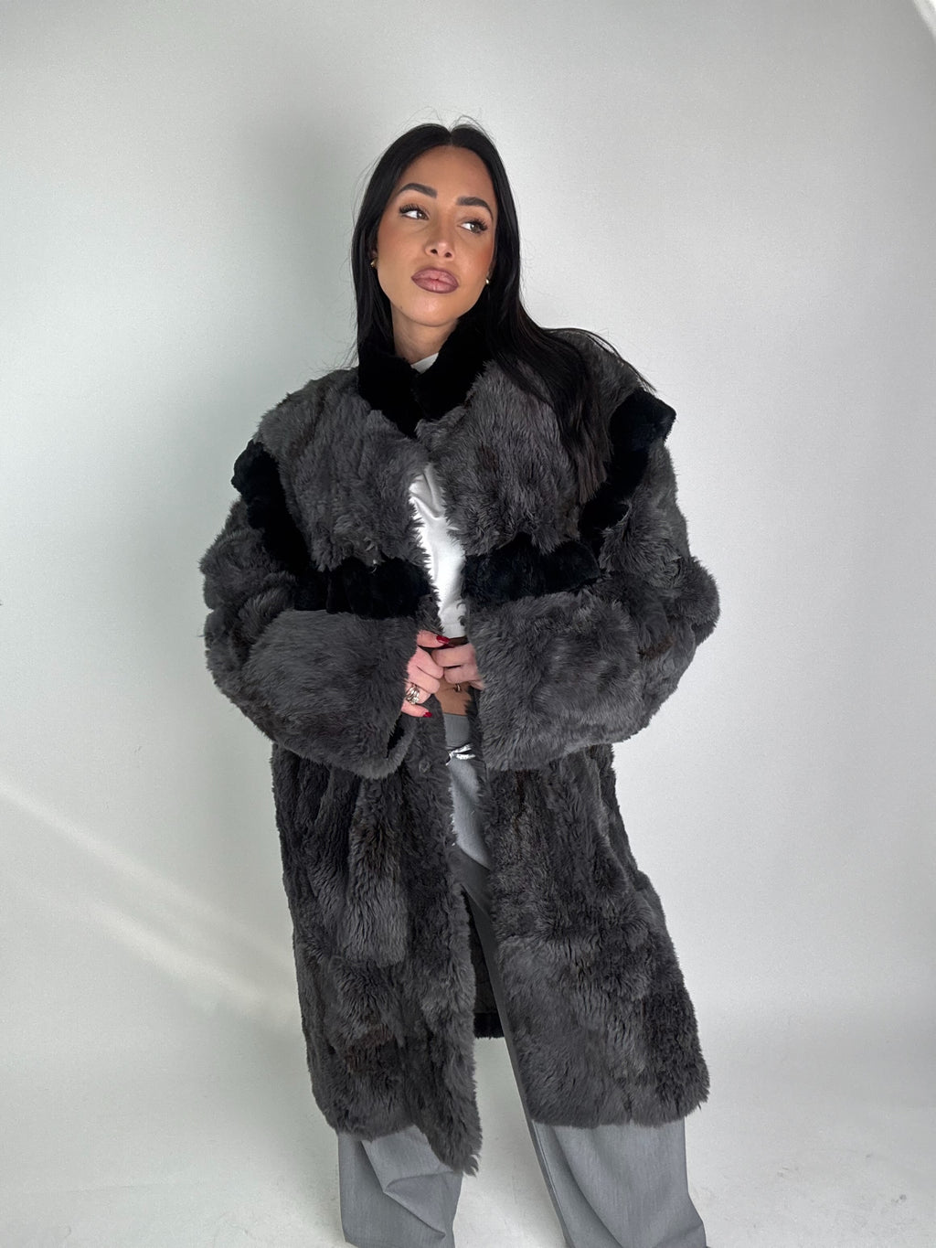 Cappotto in lapin N412
