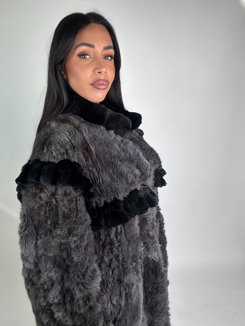 Cappotto in lapin N412