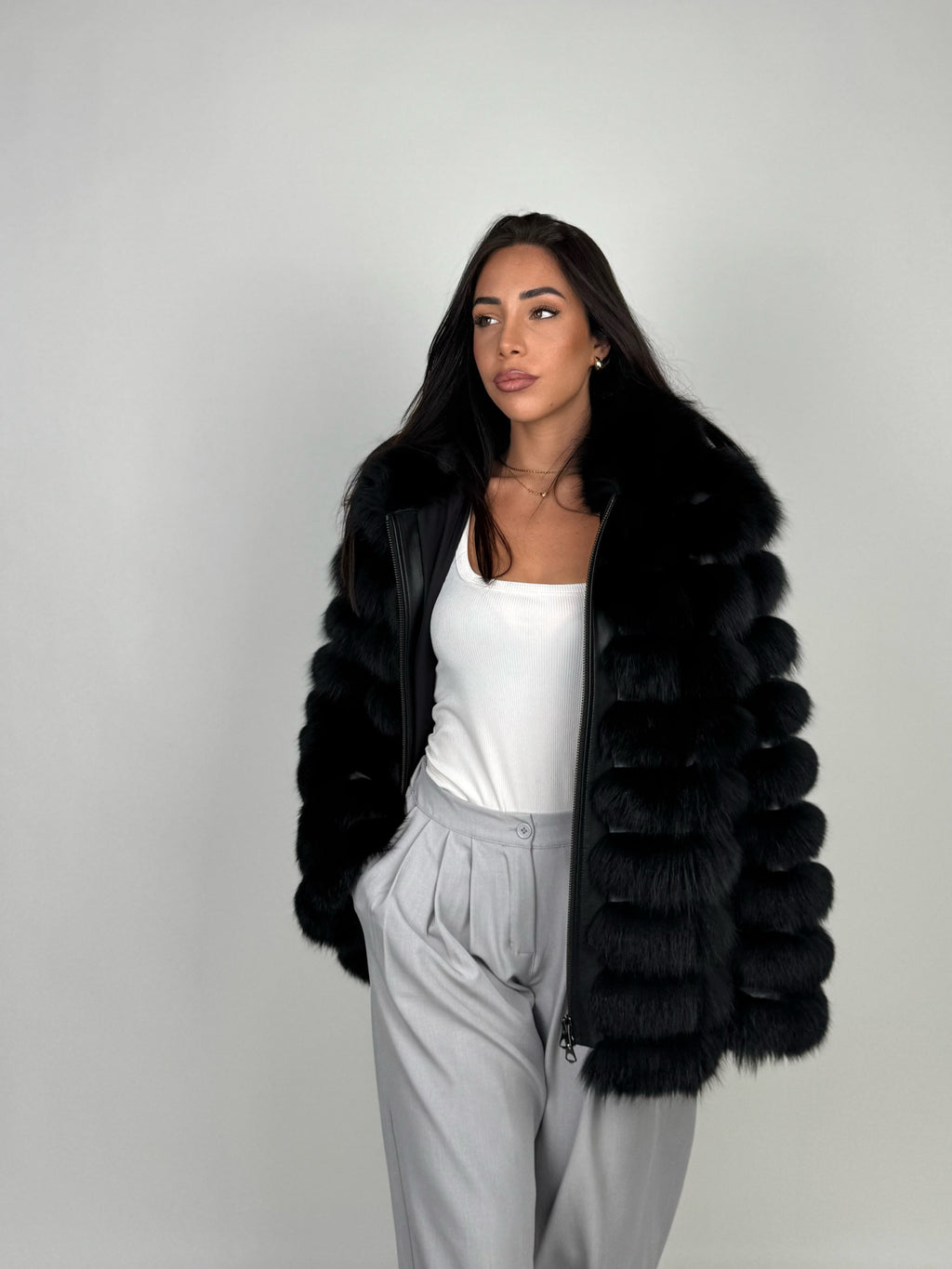 Bomber in volpe N421