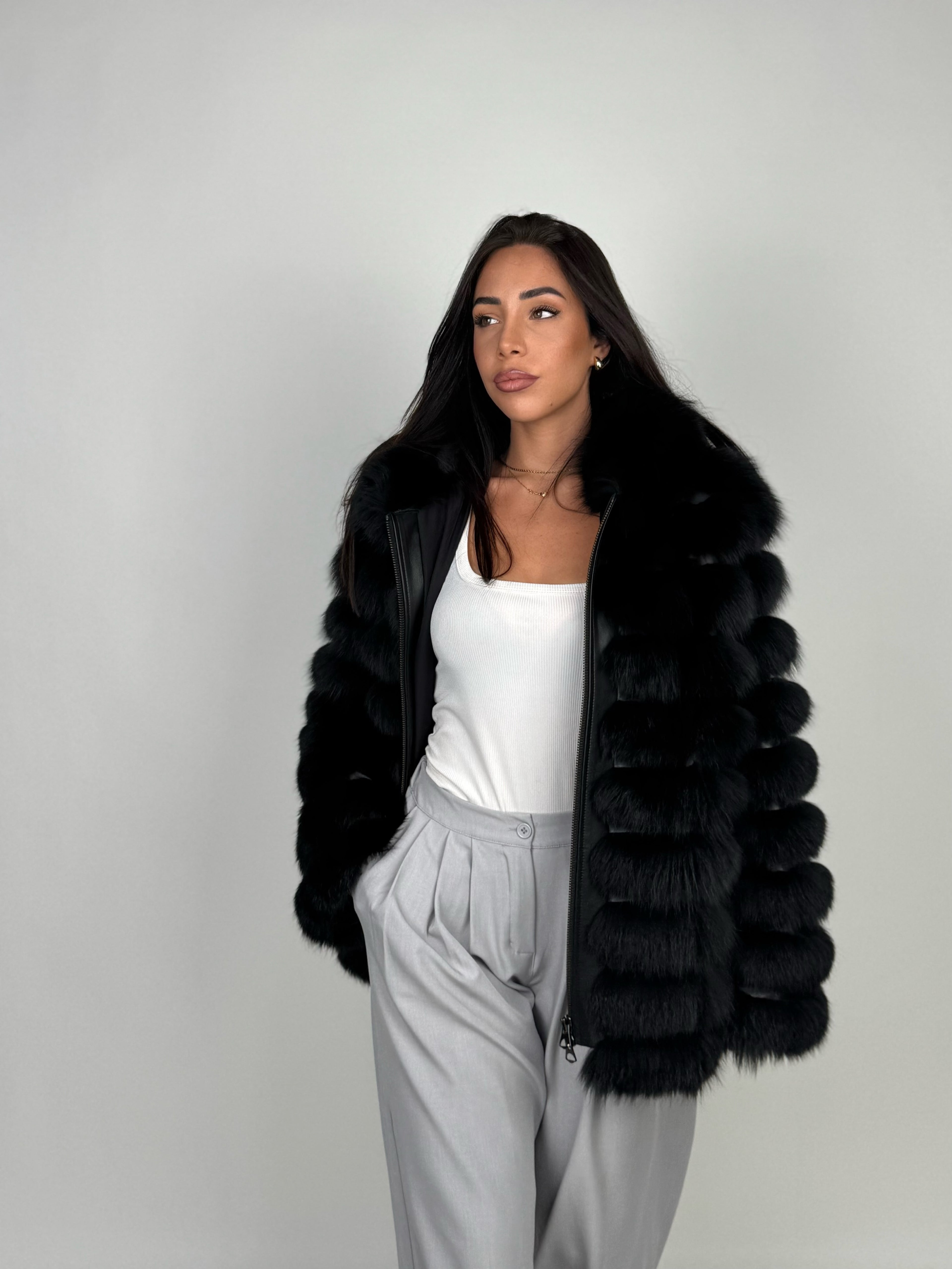 Bomber in volpe N421