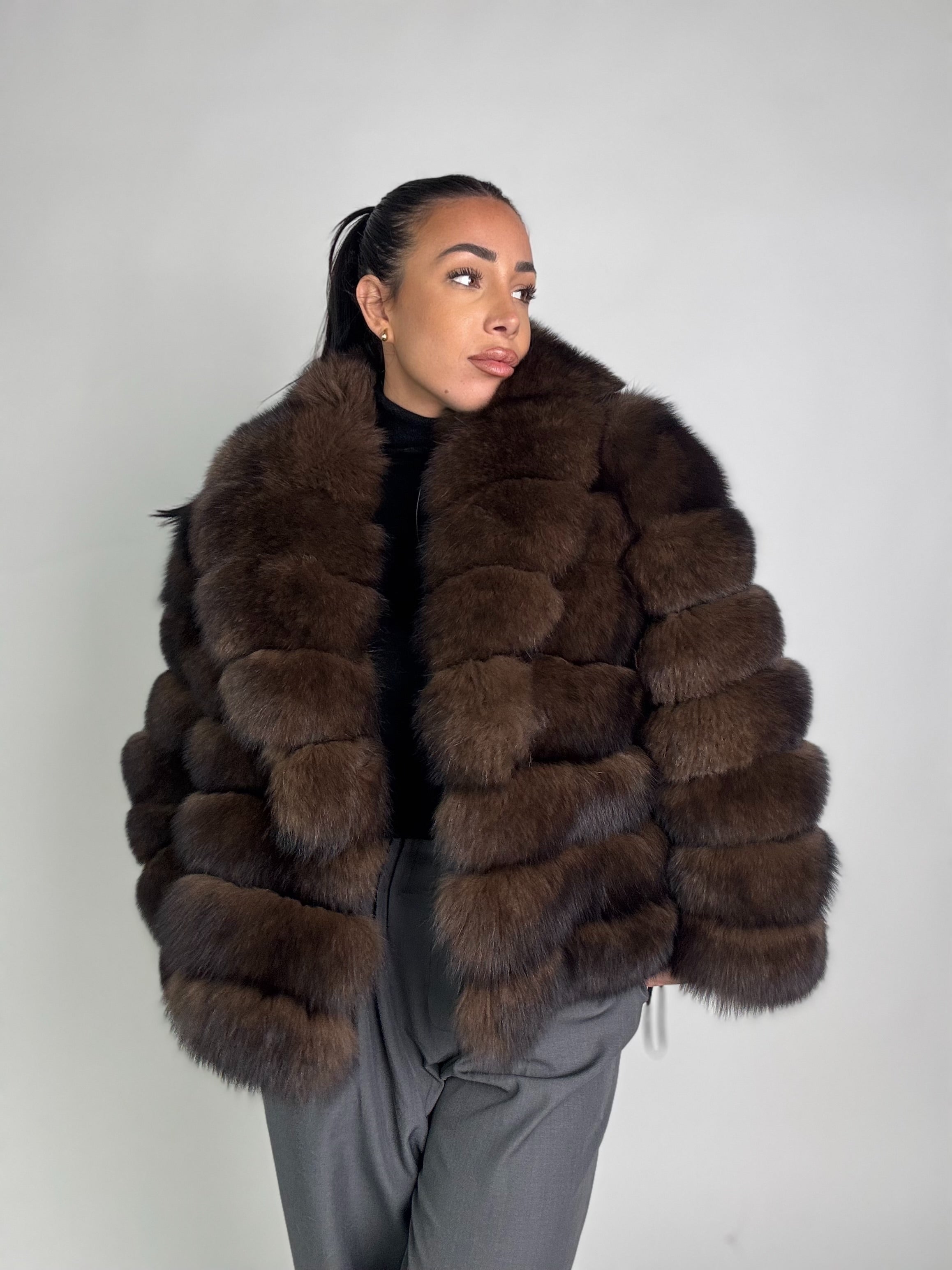 Giacca in volpe Selene N91