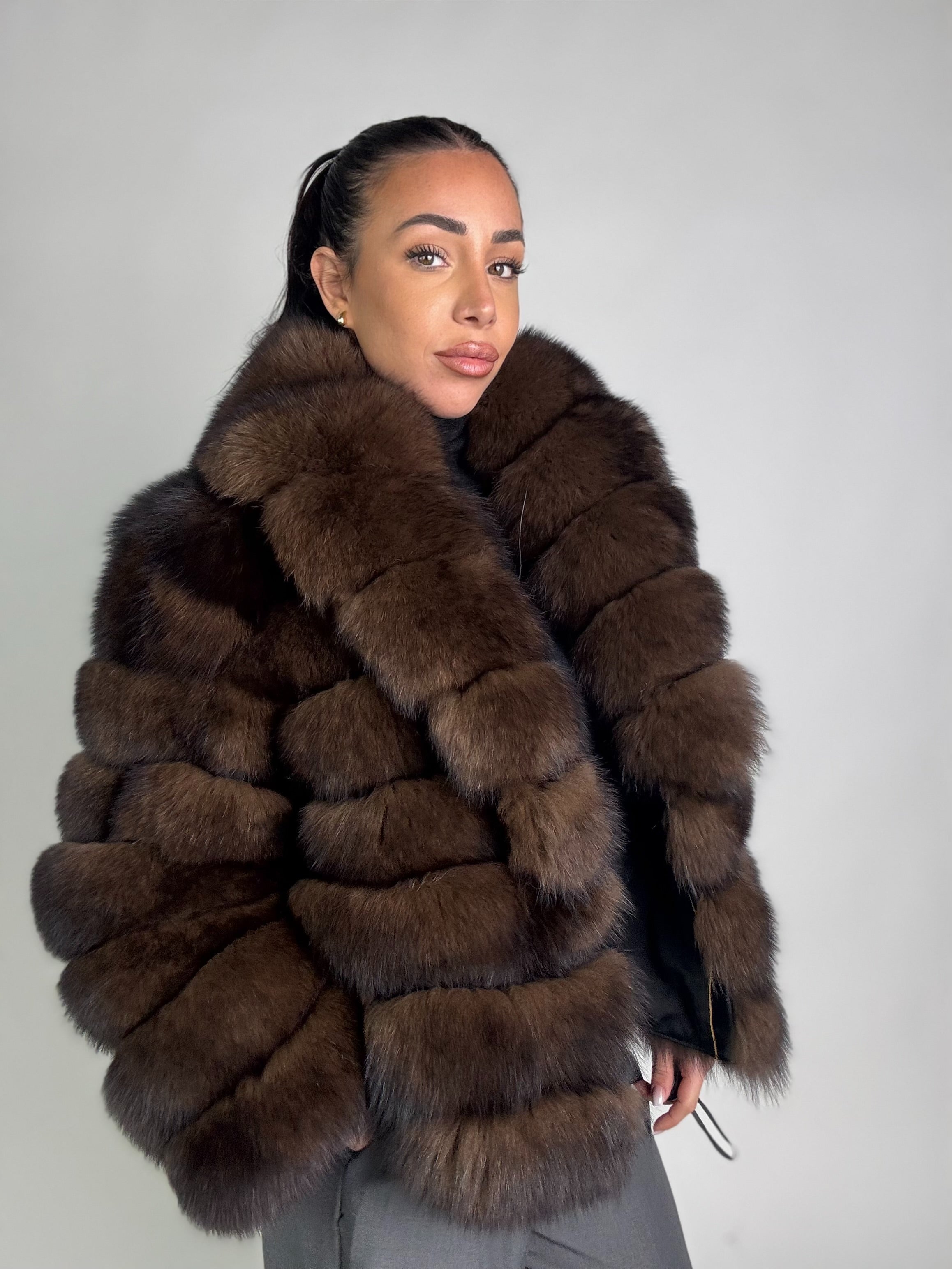 Giacca in volpe Selene N91