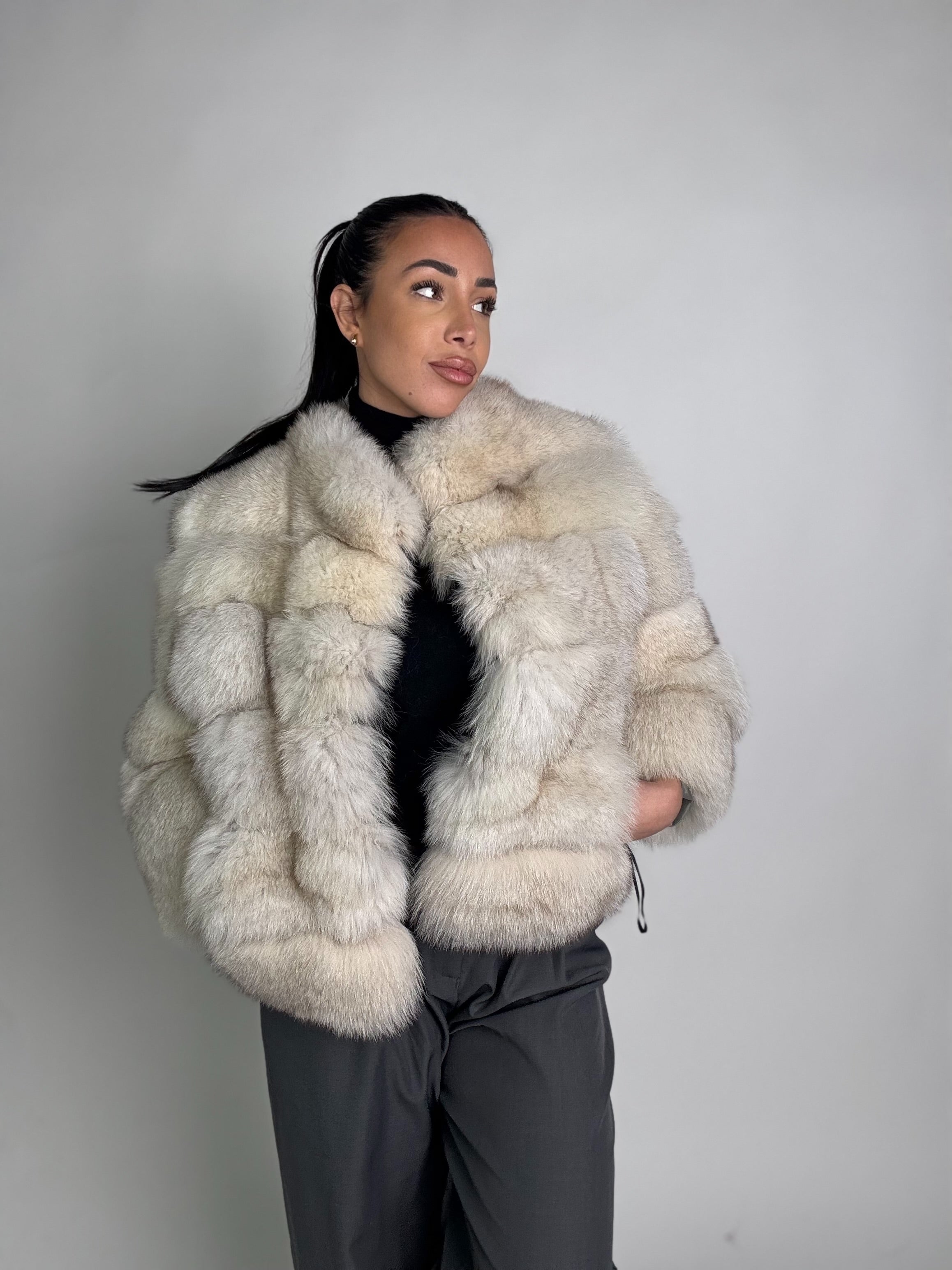 Giacca Chanel in volpe della groenlandia N92