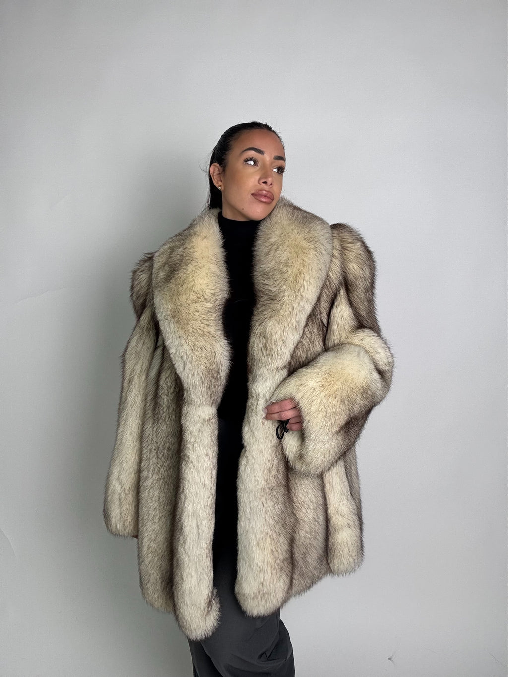 Giacca in volpe della groenlandia N94