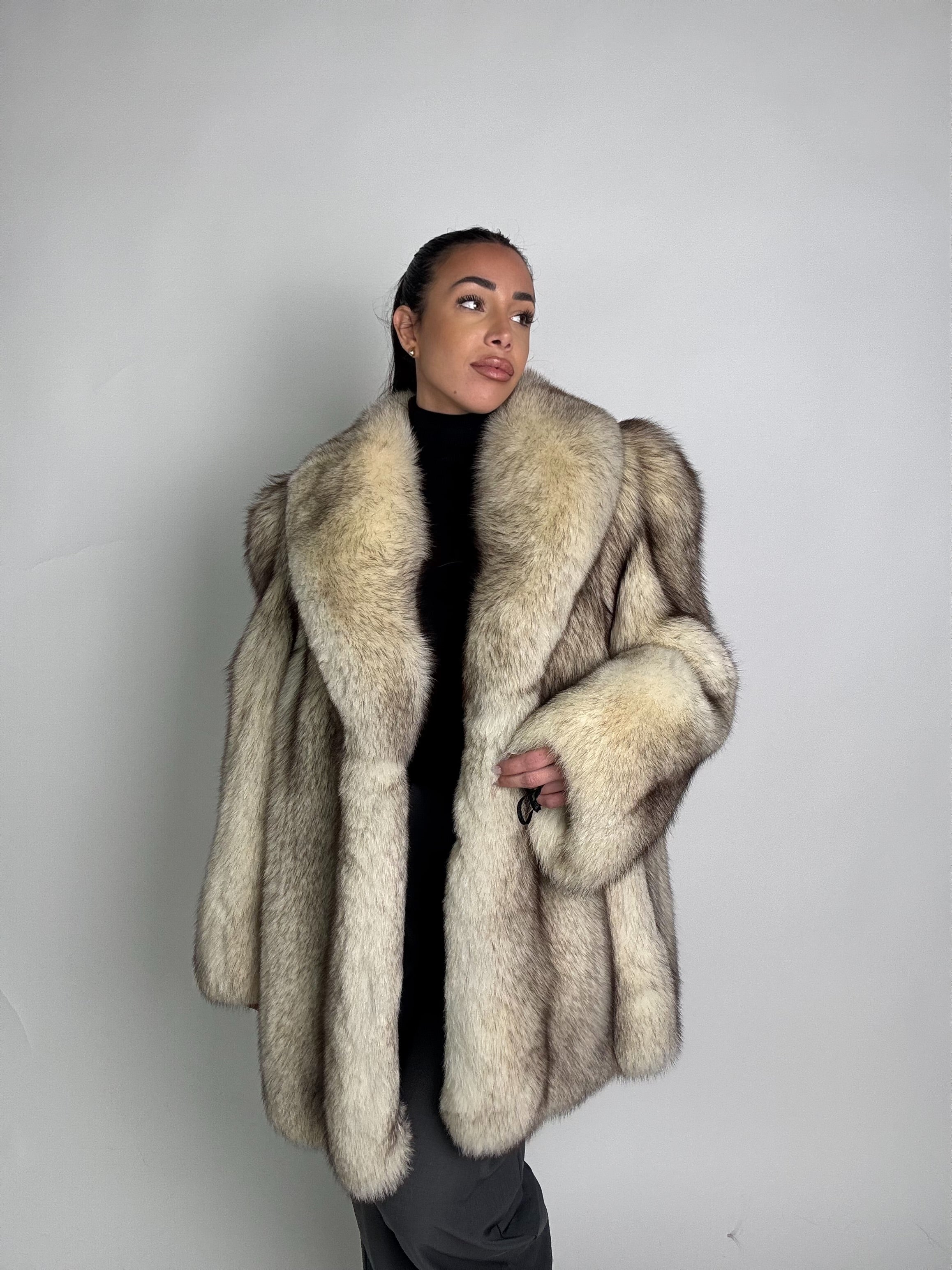 Giacca in volpe della groenlandia N94