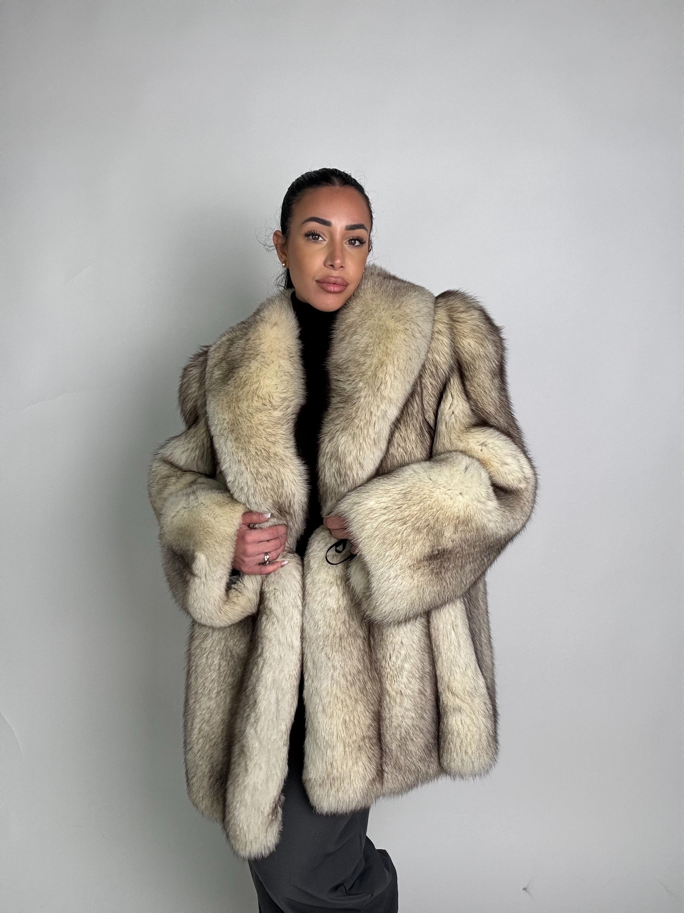 Giacca in volpe della groenlandia N94