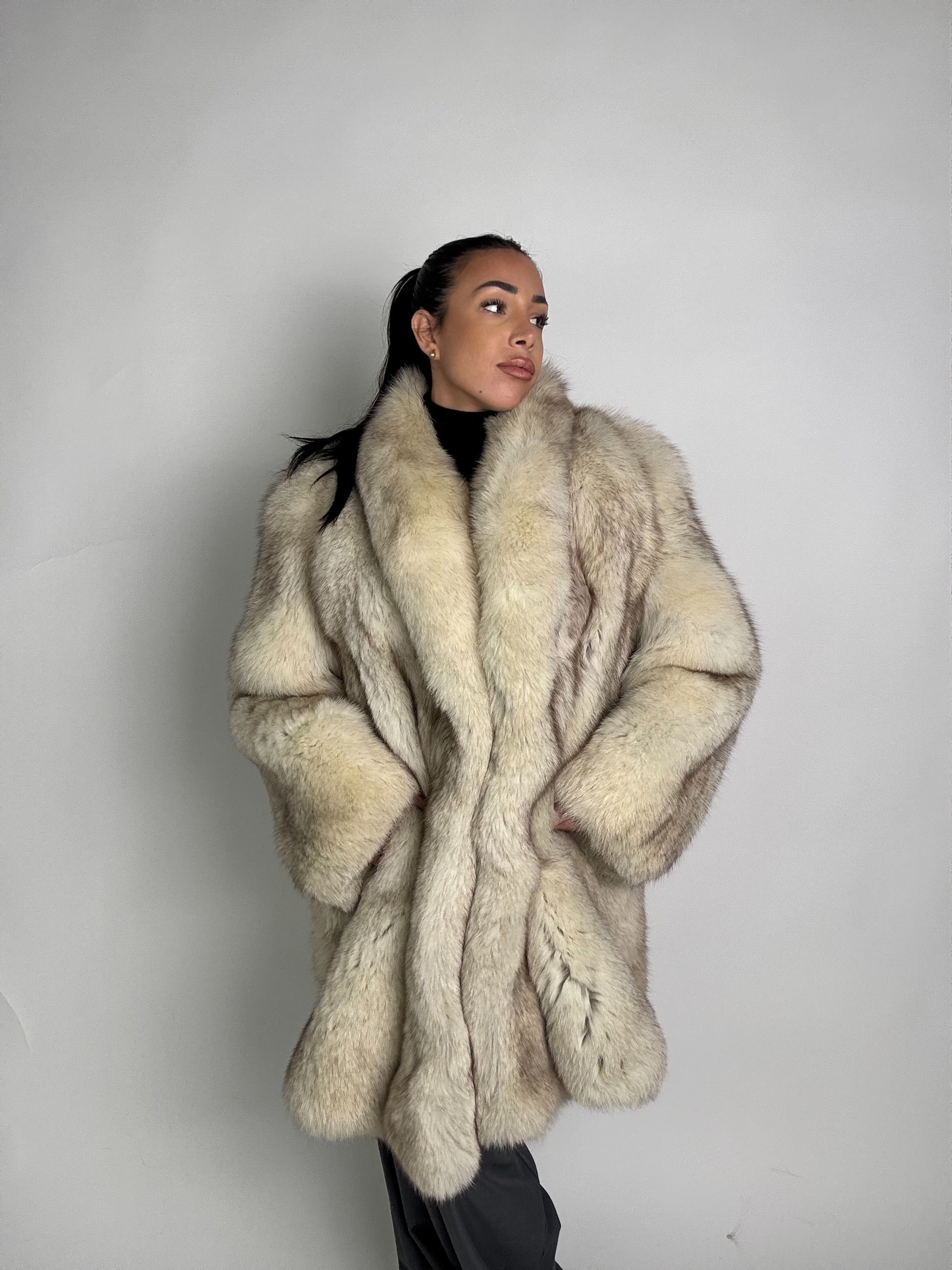 Giacca in volpe della groenlandia N95